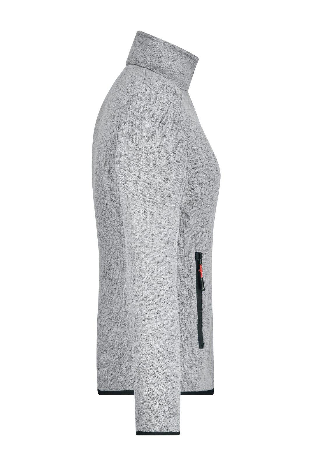 Ladies Knitted Fleece Jacket