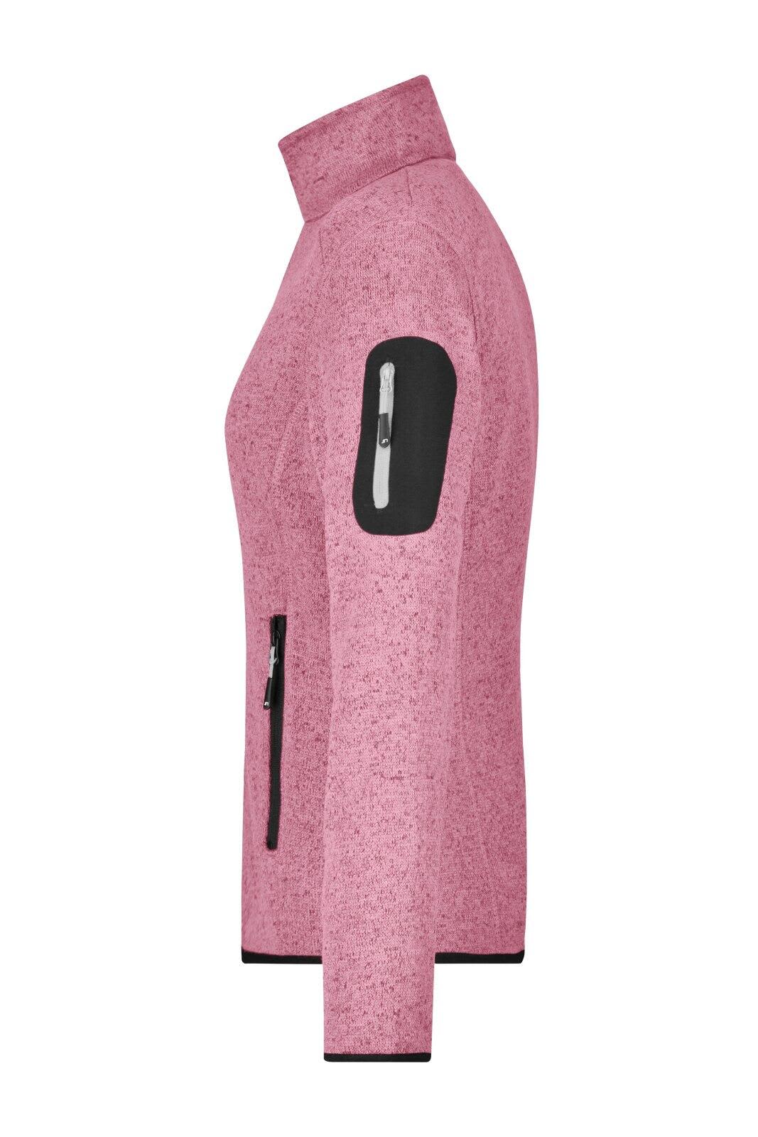 Ladies Knitted Fleece Jacket