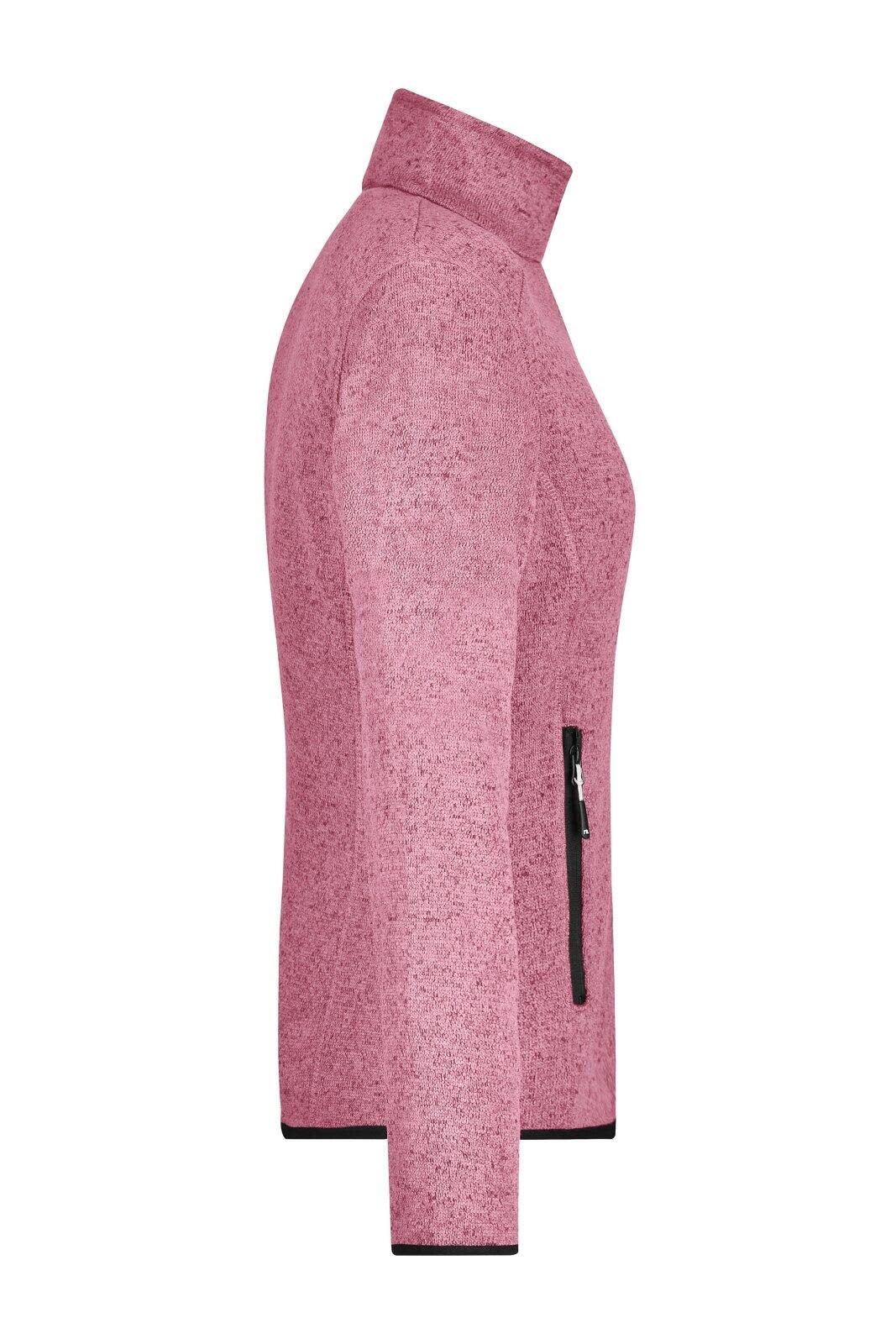 Ladies Knitted Fleece Jacket