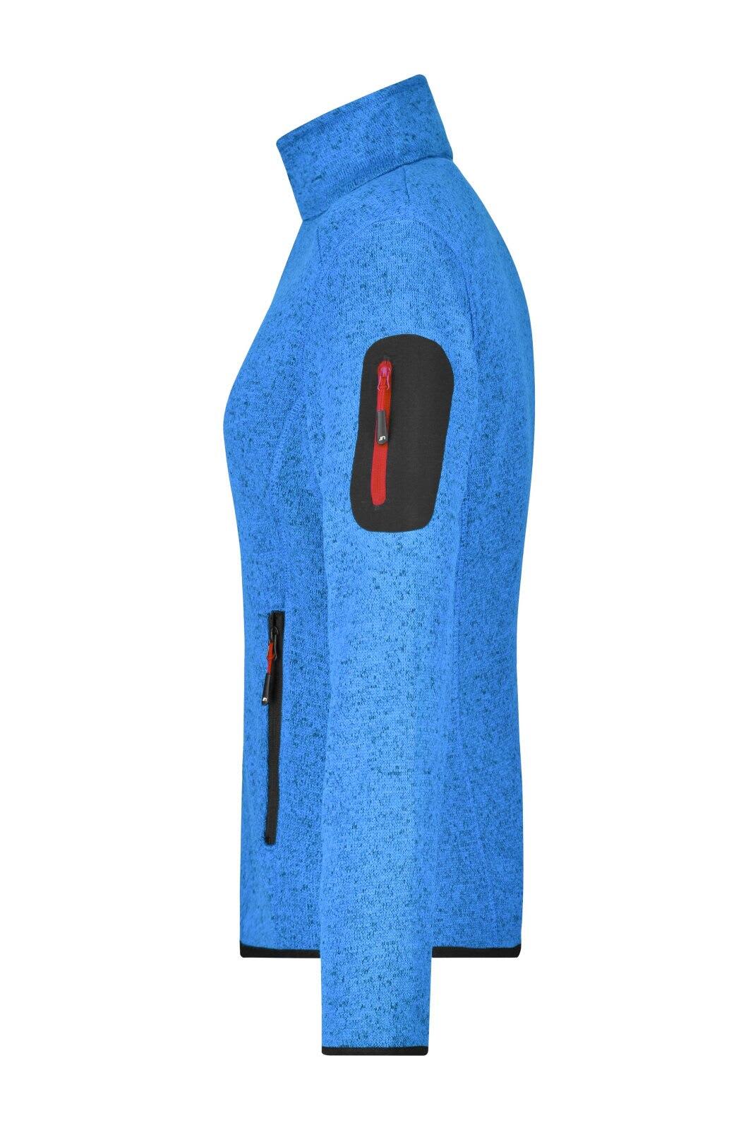 Ladies Knitted Fleece Jacket