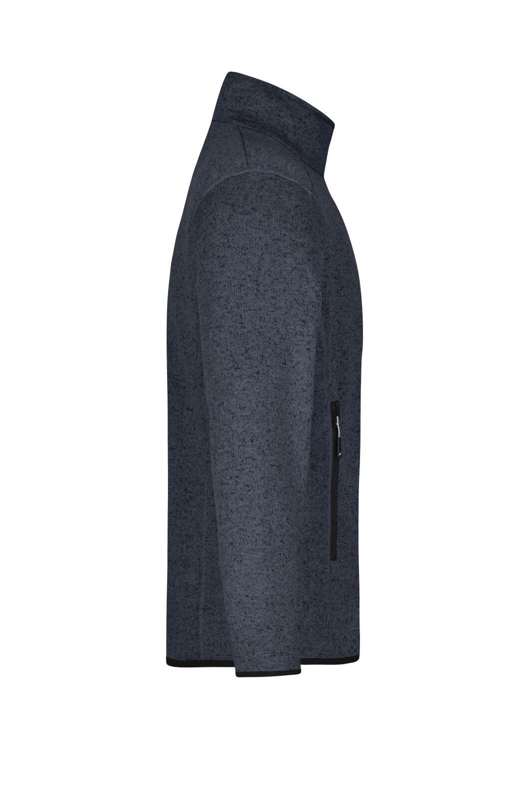 Mens Knitted Fleece Jacket
