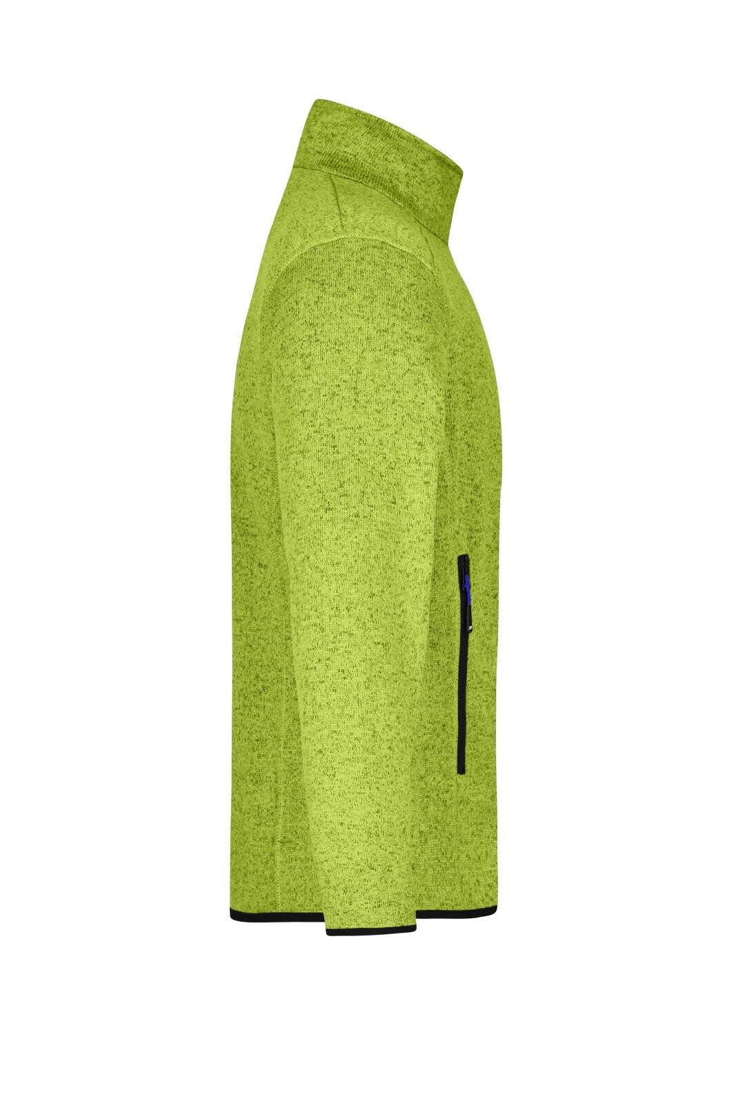 Mens Knitted Fleece Jacket