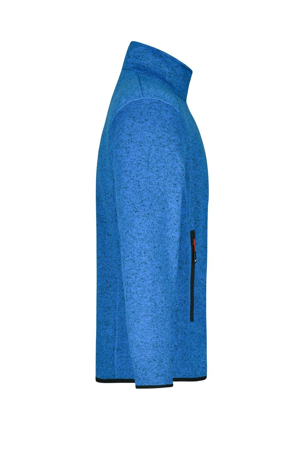 Mens Knitted Fleece Jacket