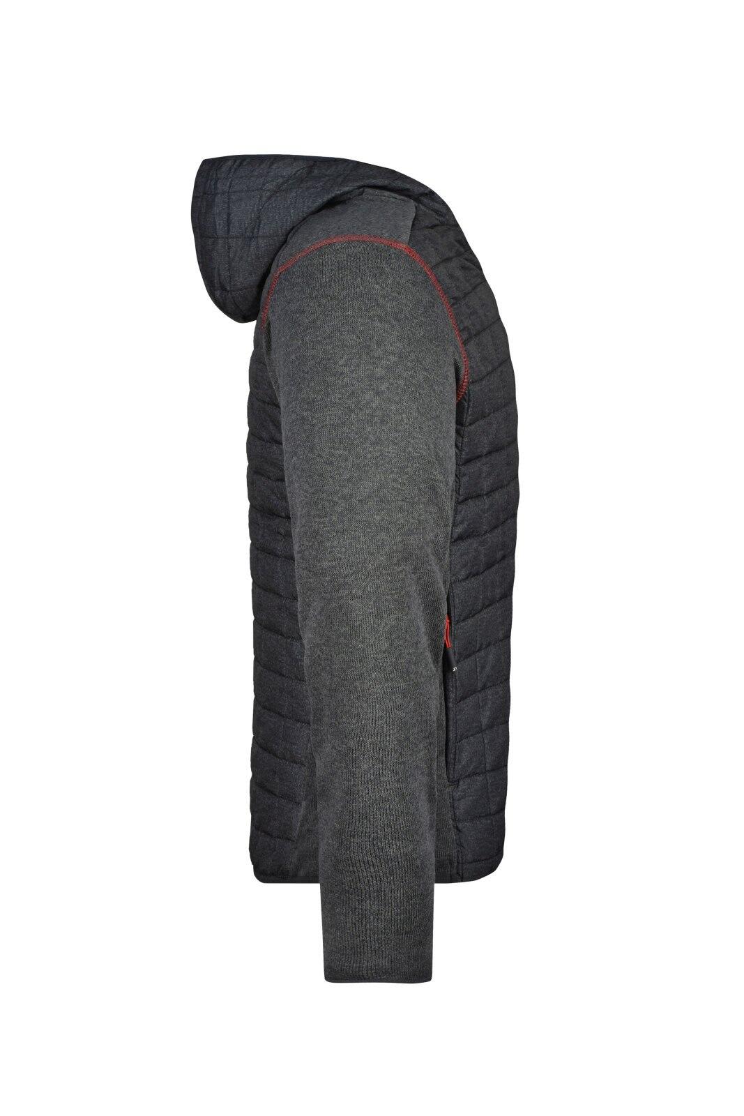 Mens Knitted Hybrid Jacket