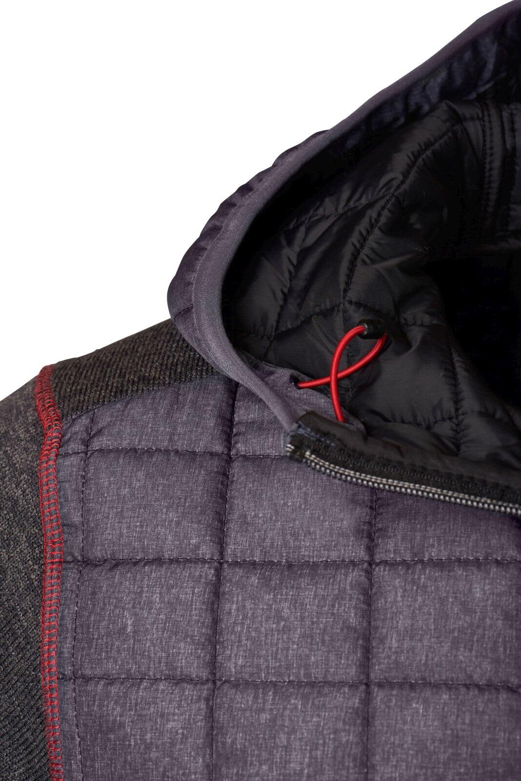 Mens Knitted Hybrid Jacket