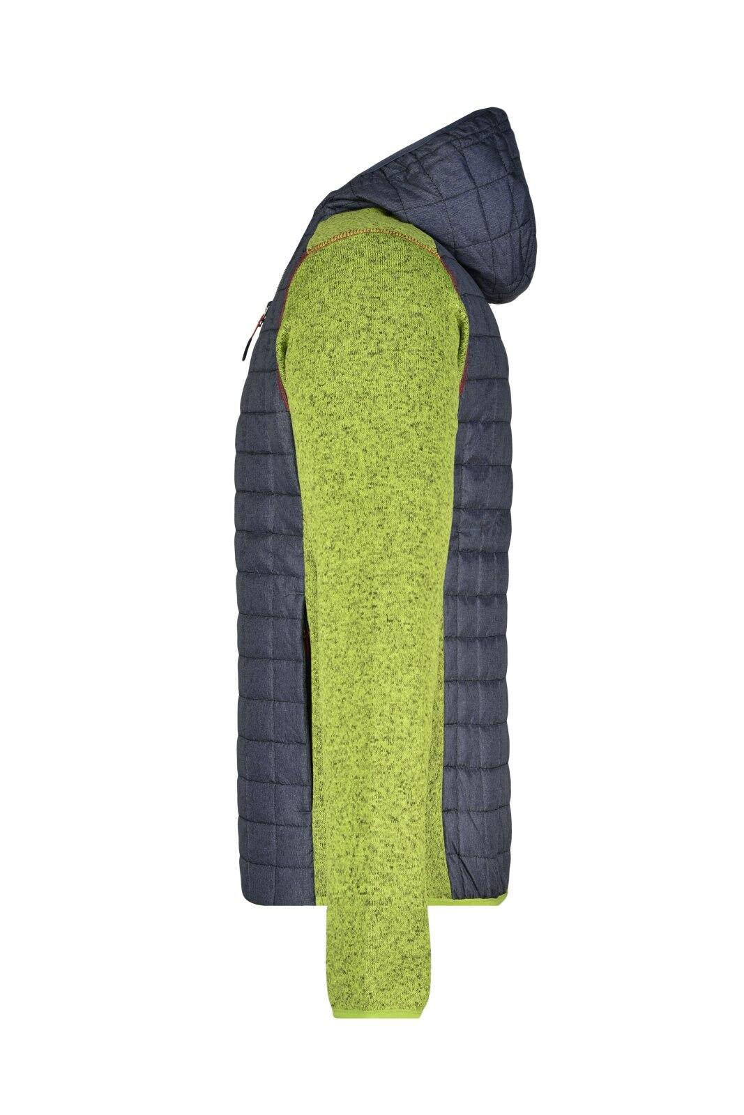 Mens Knitted Hybrid Jacket