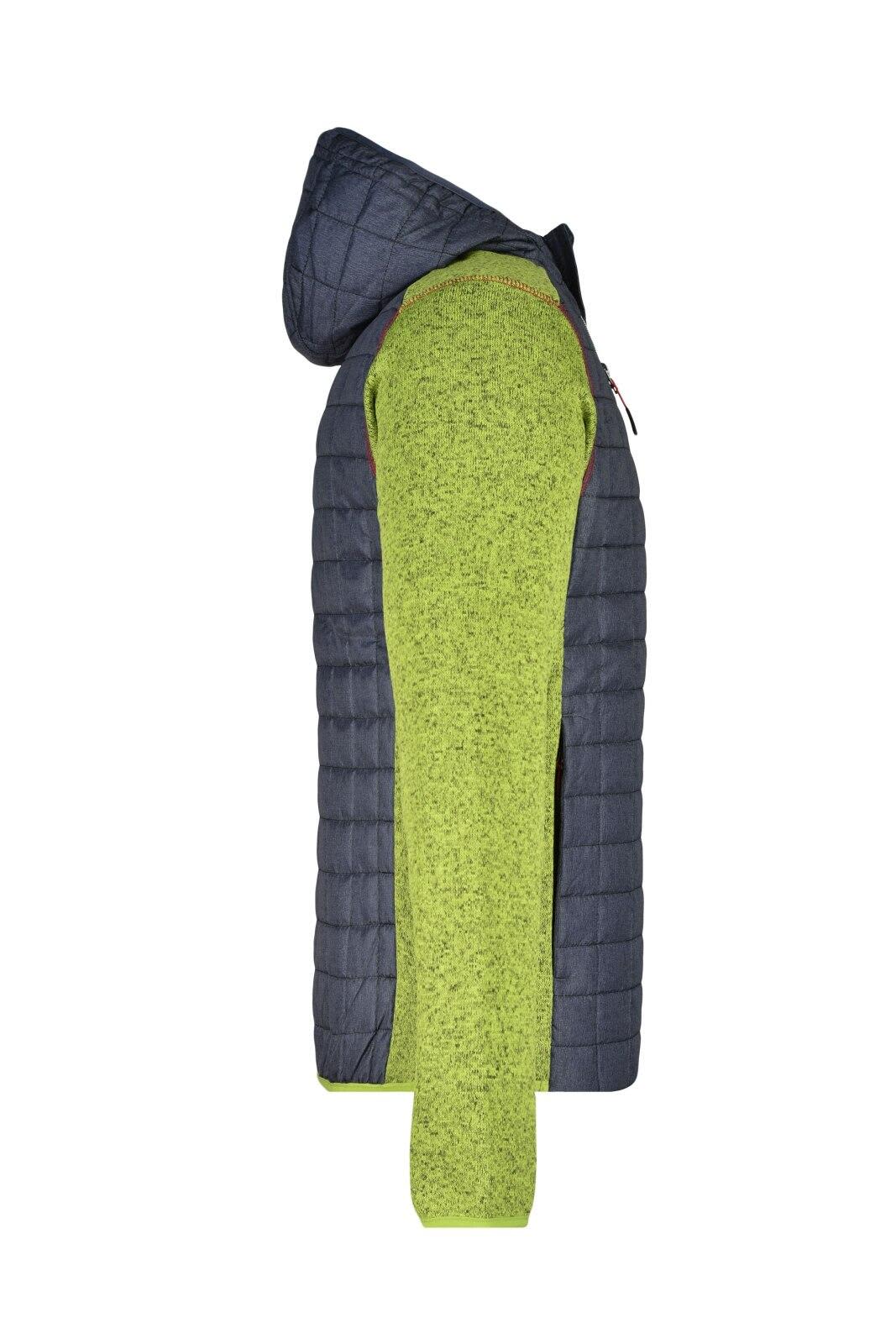 Mens Knitted Hybrid Jacket