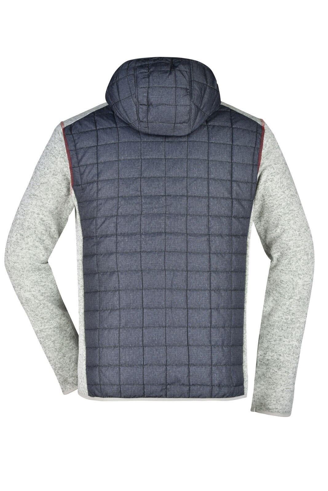 Mens Knitted Hybrid Jacket