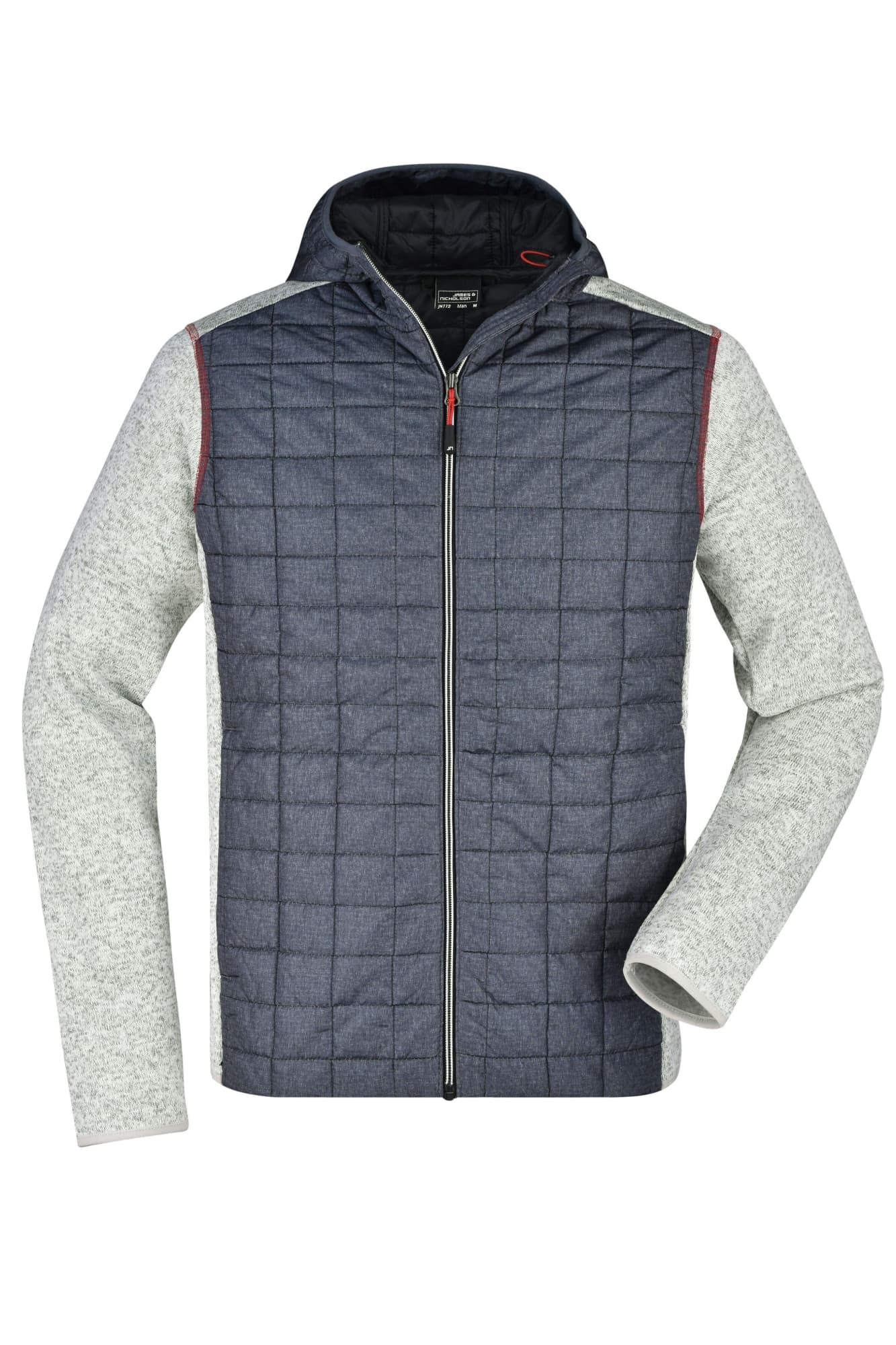 Mens Knitted Hybrid Jacket