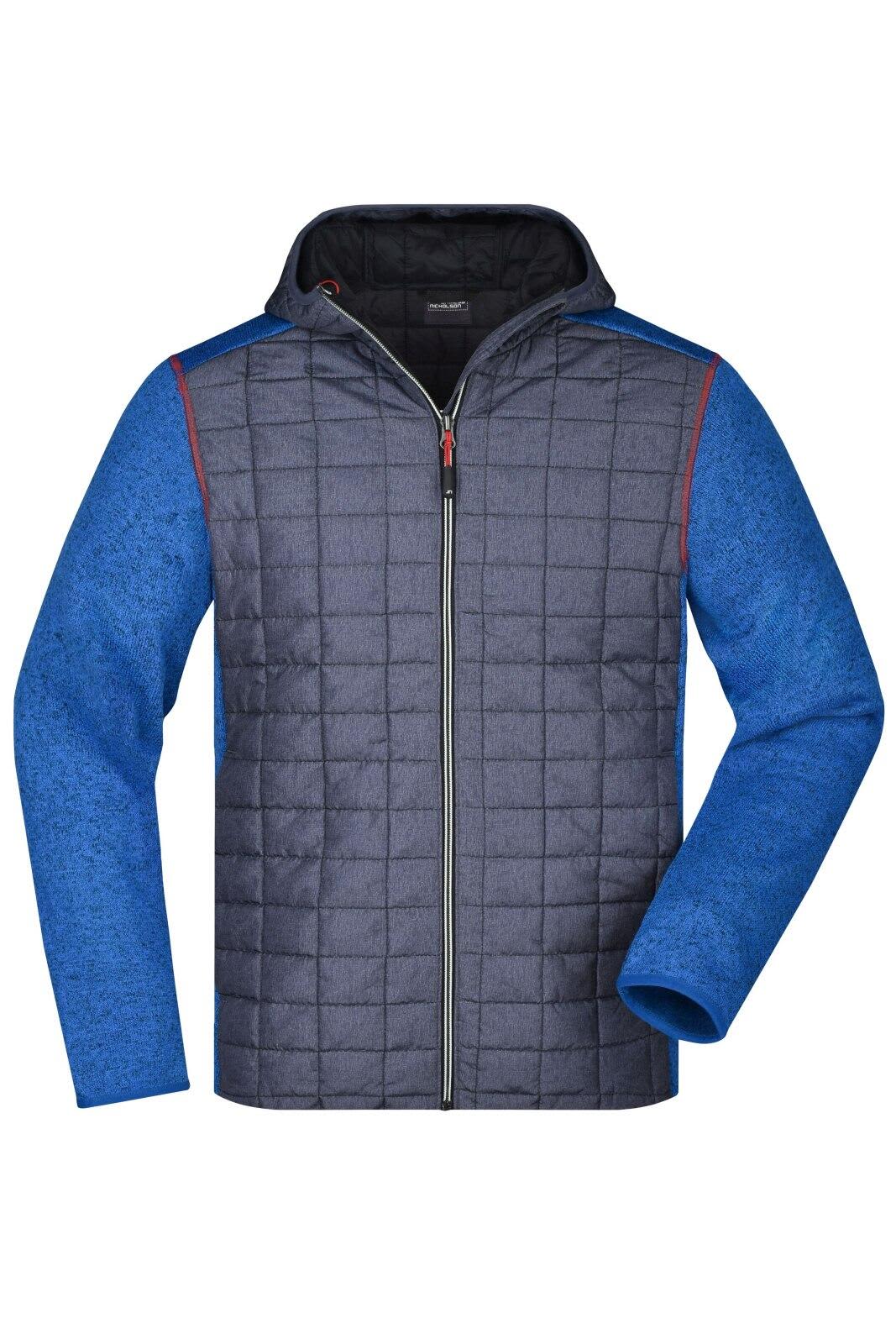Mens Knitted Hybrid Jacket