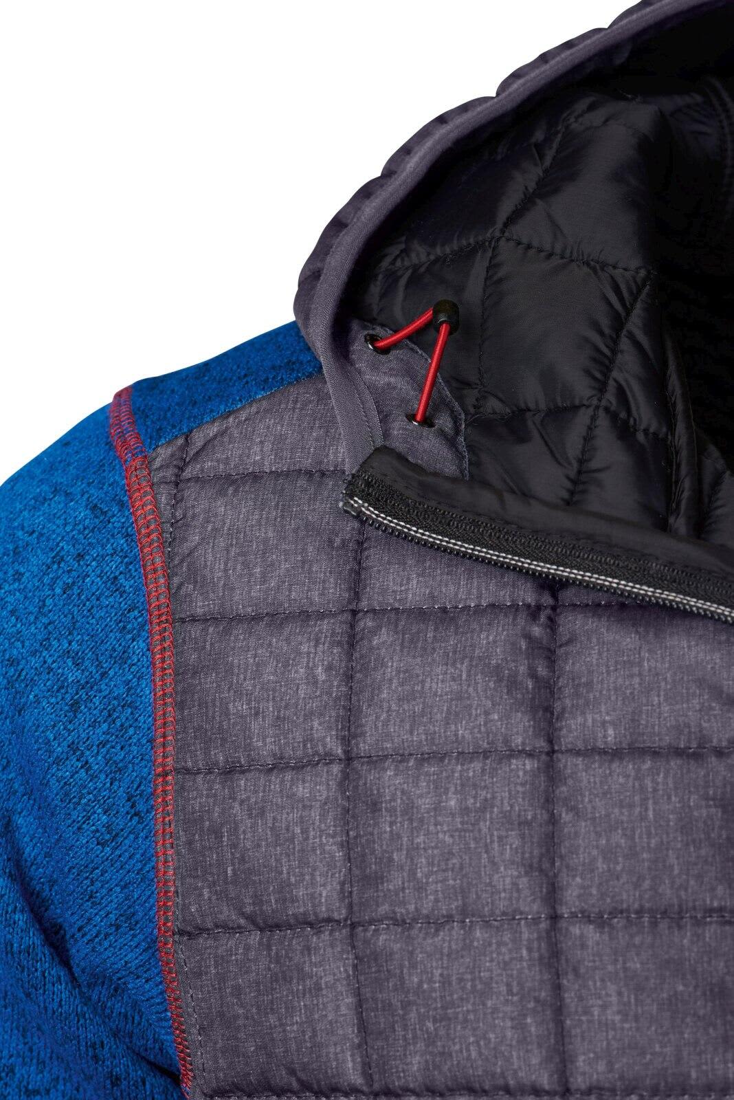 Mens Knitted Hybrid Jacket