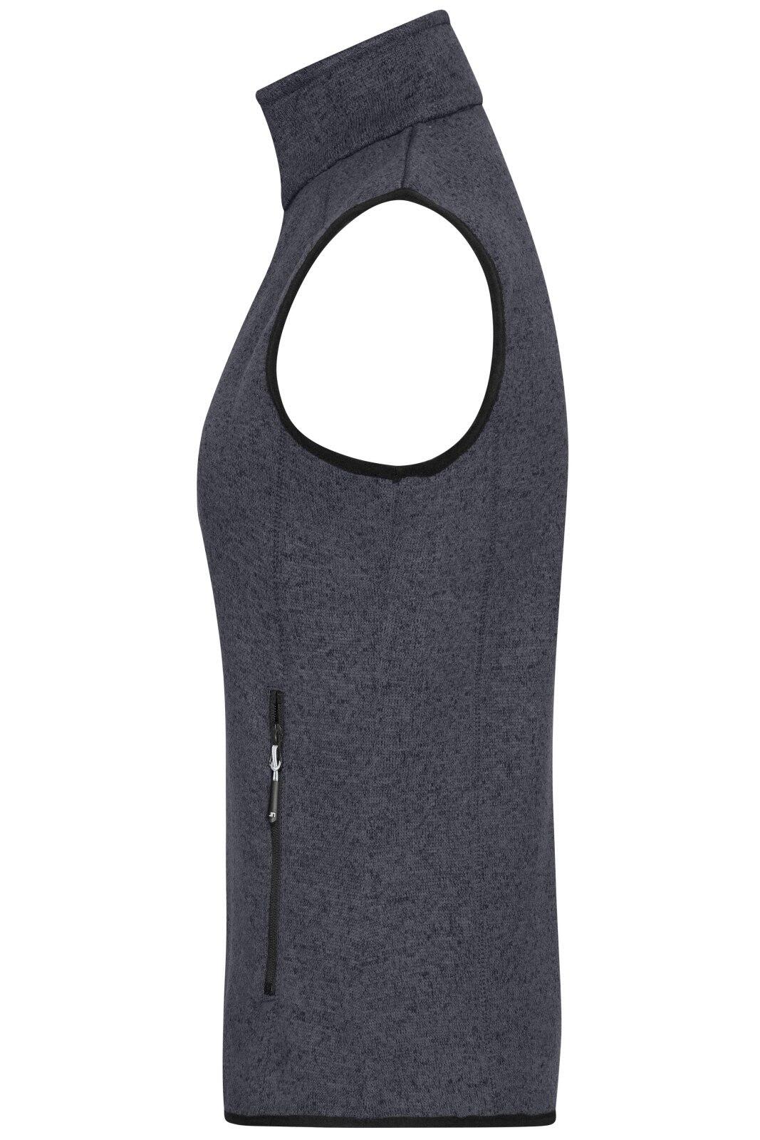 Mens Knitted Fleece Vest
