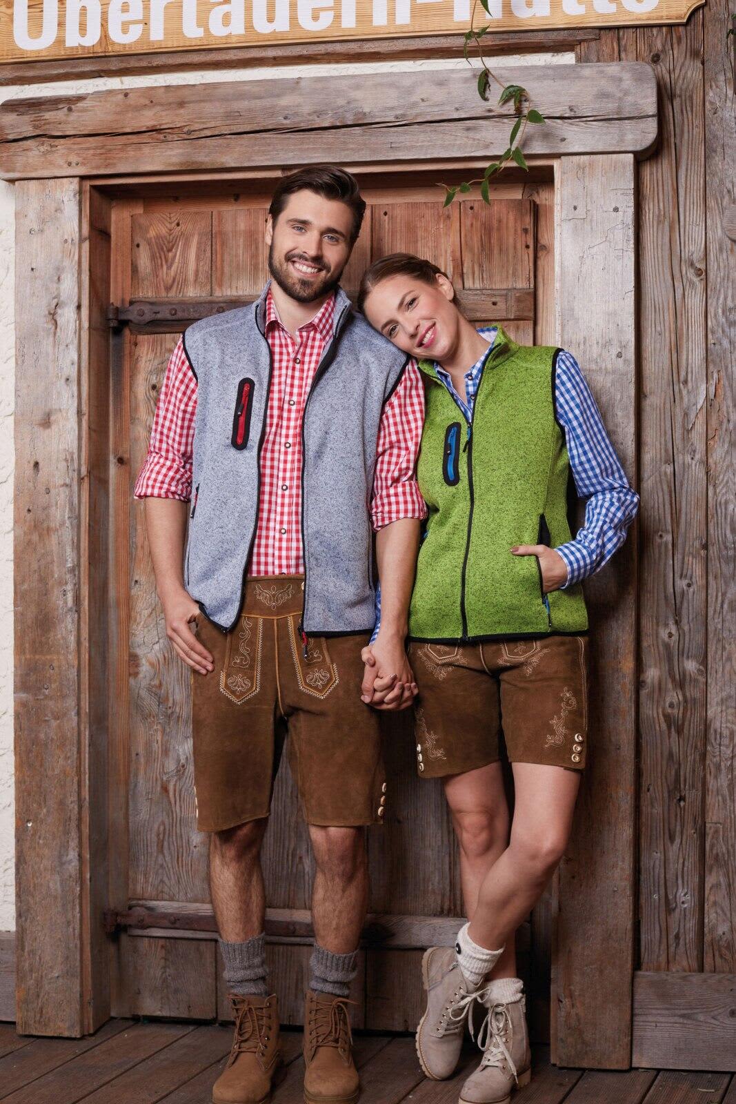 Mens Knitted Fleece Vest