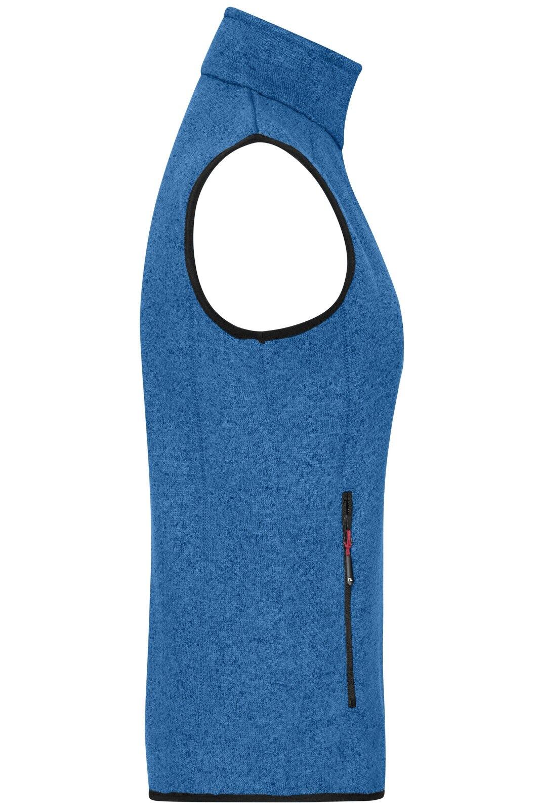 Mens Knitted Fleece Vest
