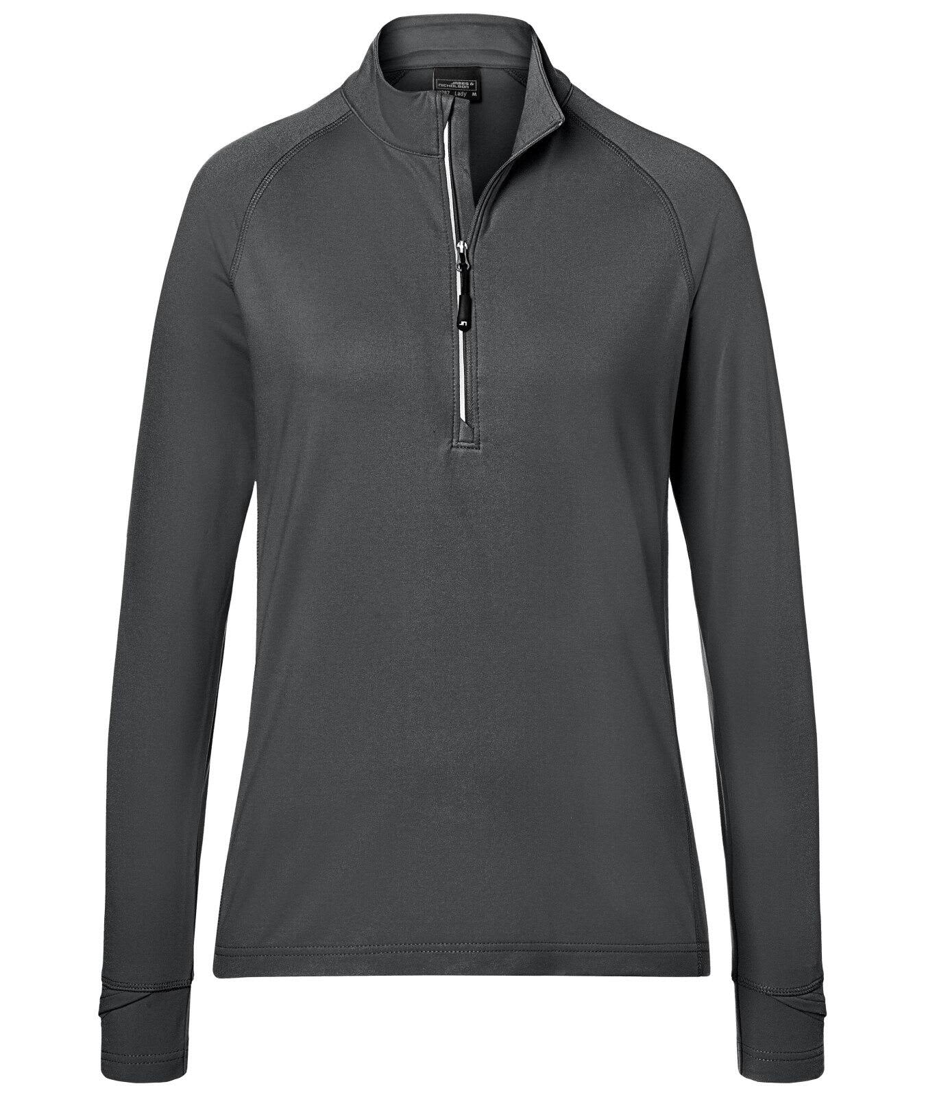 Ladies Sports Shirt Halfzip