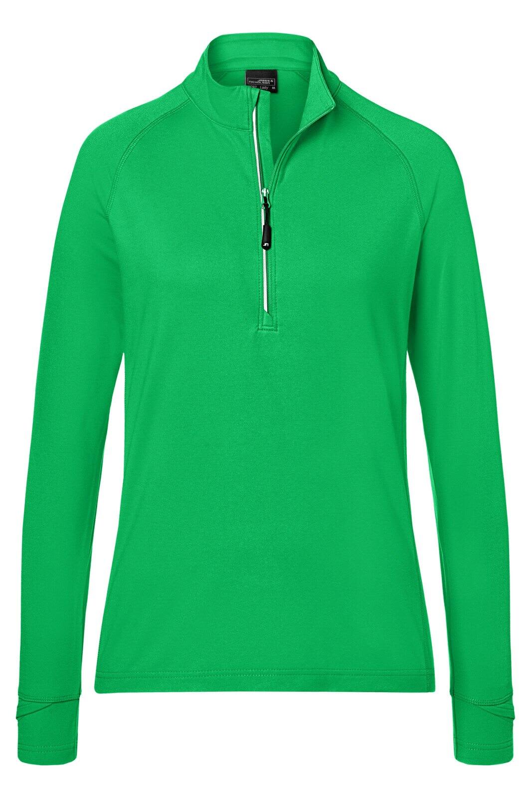 Ladies Sports Shirt Halfzip
