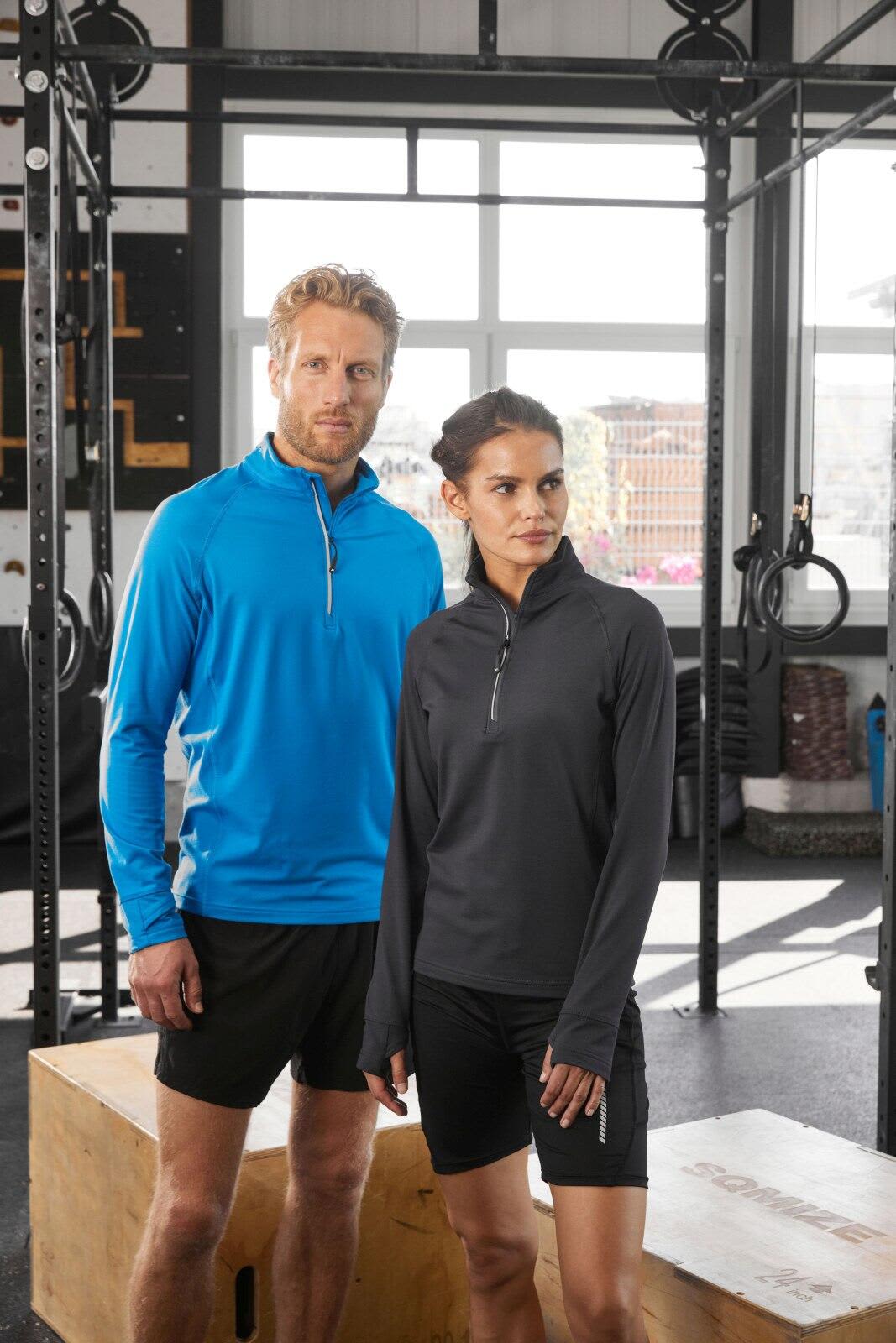 Mens Sports Shirt Halfzip