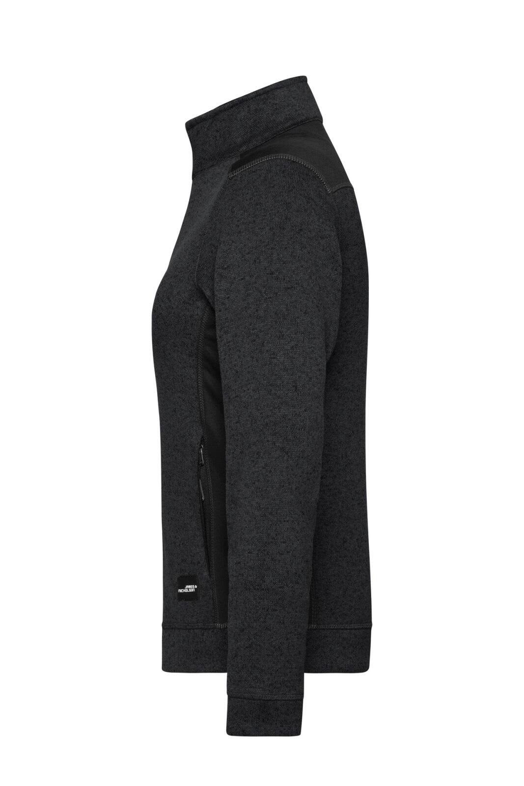 Ladies Knitted Workwear Fleece Jacket