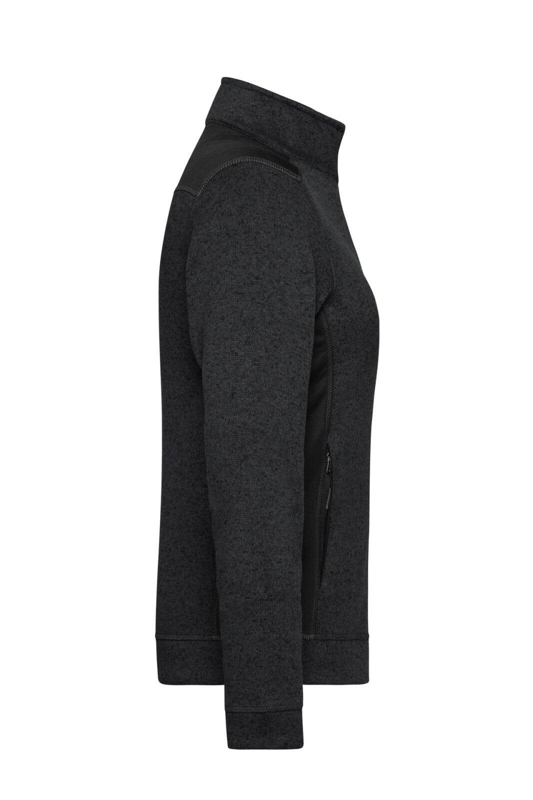 Ladies Knitted Workwear Fleece Jacket