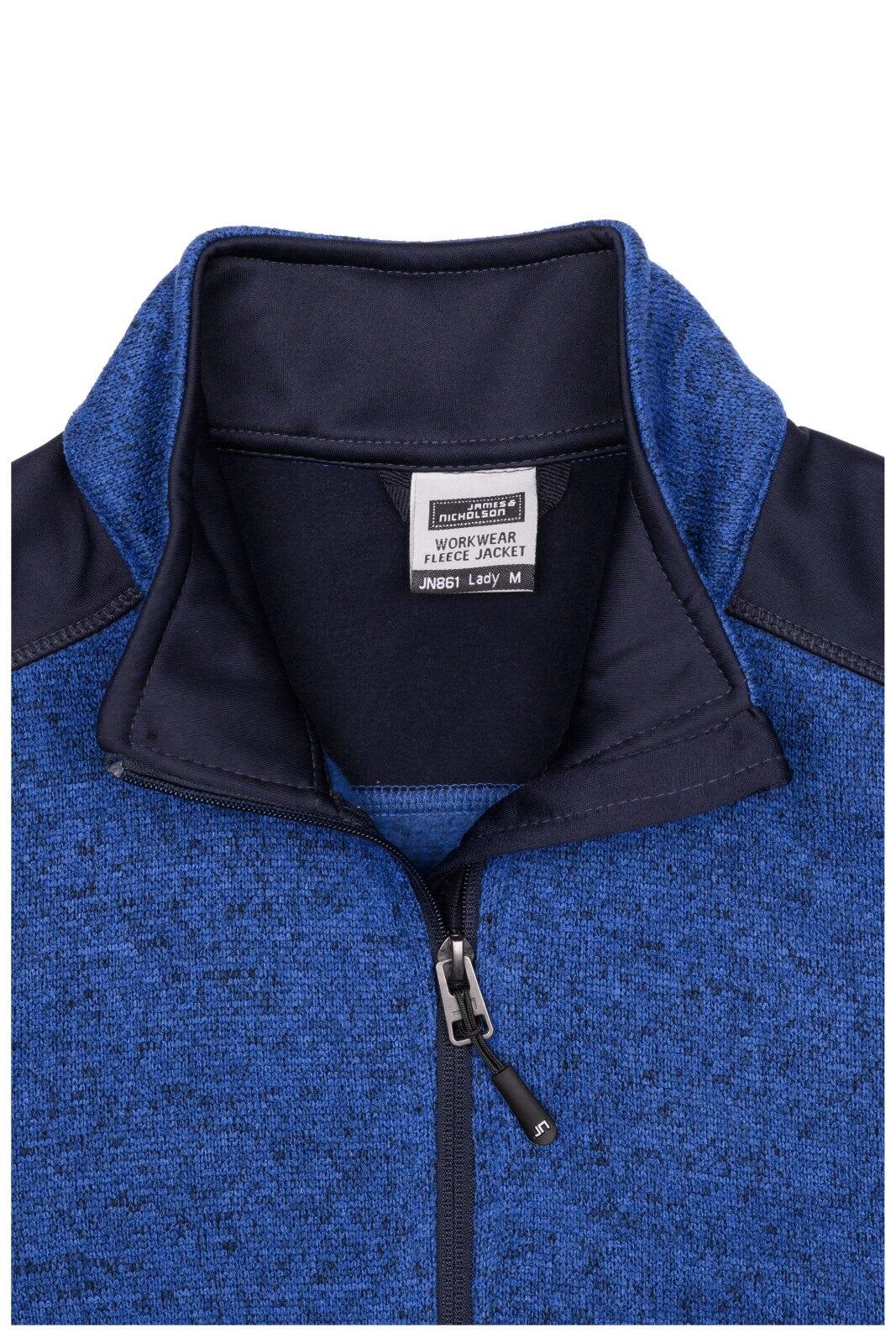 Ladies Knitted Workwear Fleece Jacket