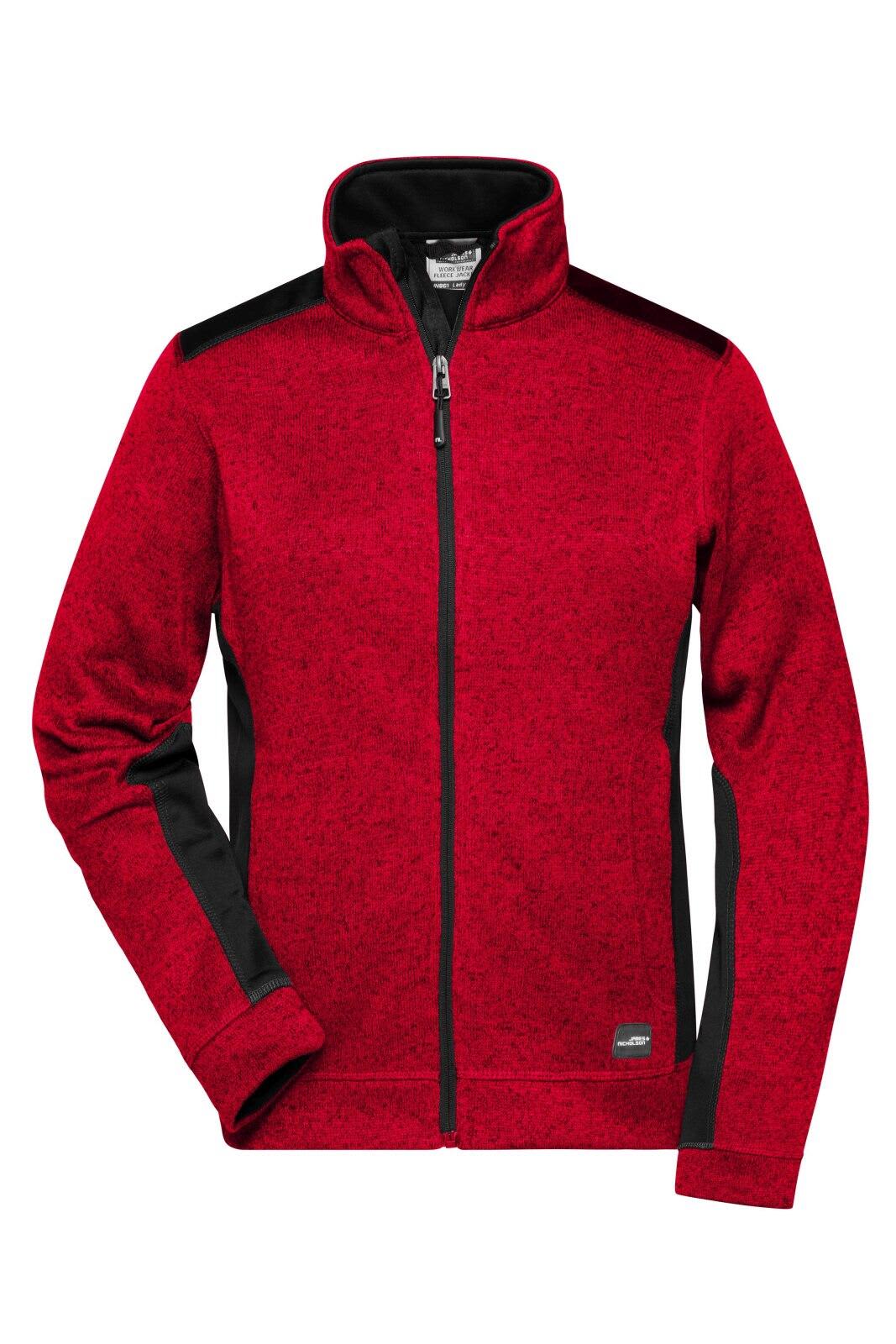 Ladies Knitted Workwear Fleece Jacket
