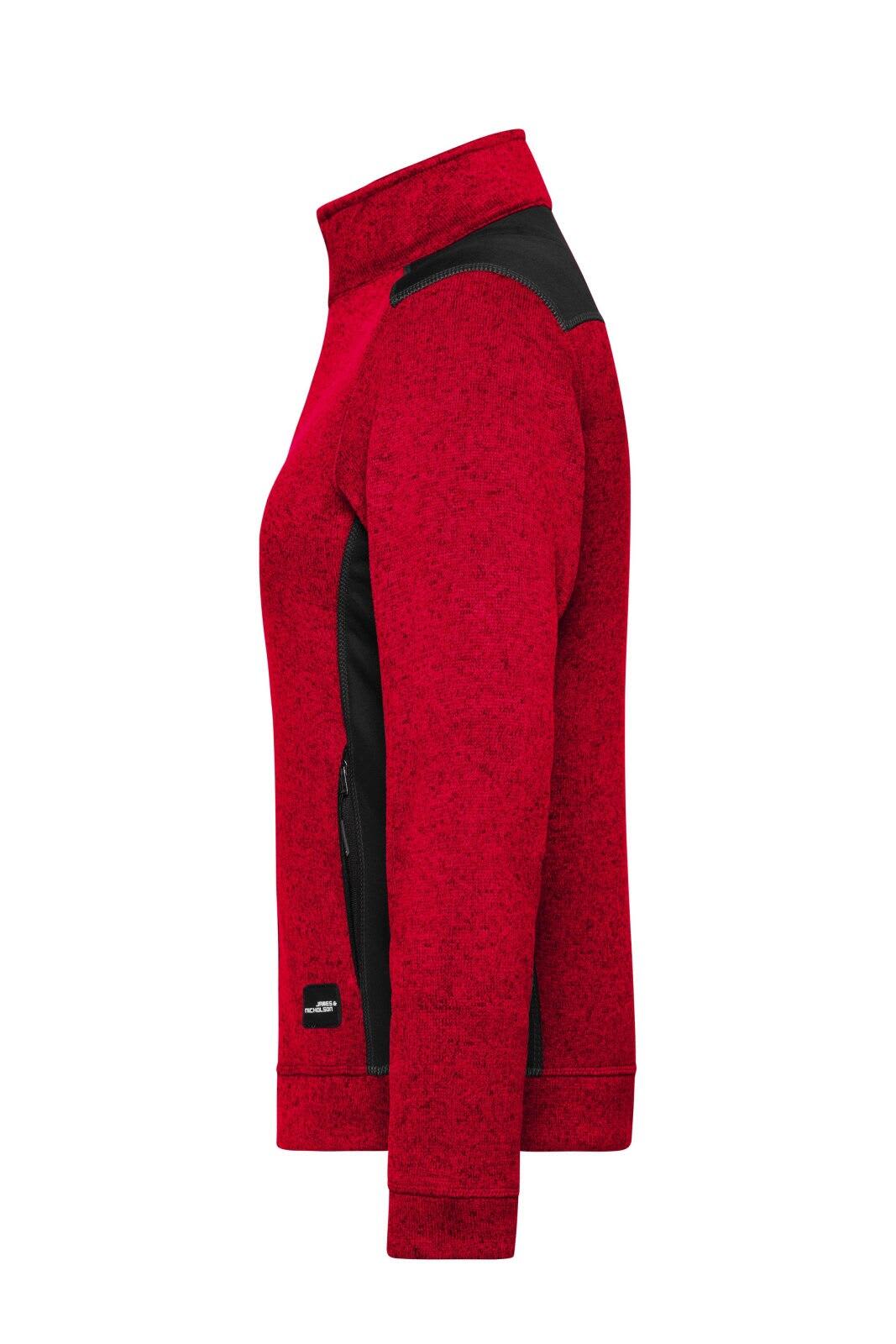 Ladies Knitted Workwear Fleece Jacket