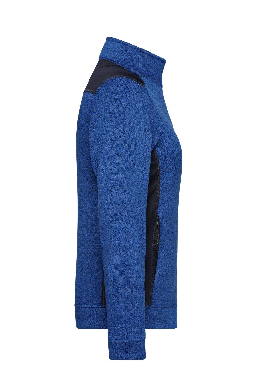 Ladies Knitted Workwear Fleece Jacket