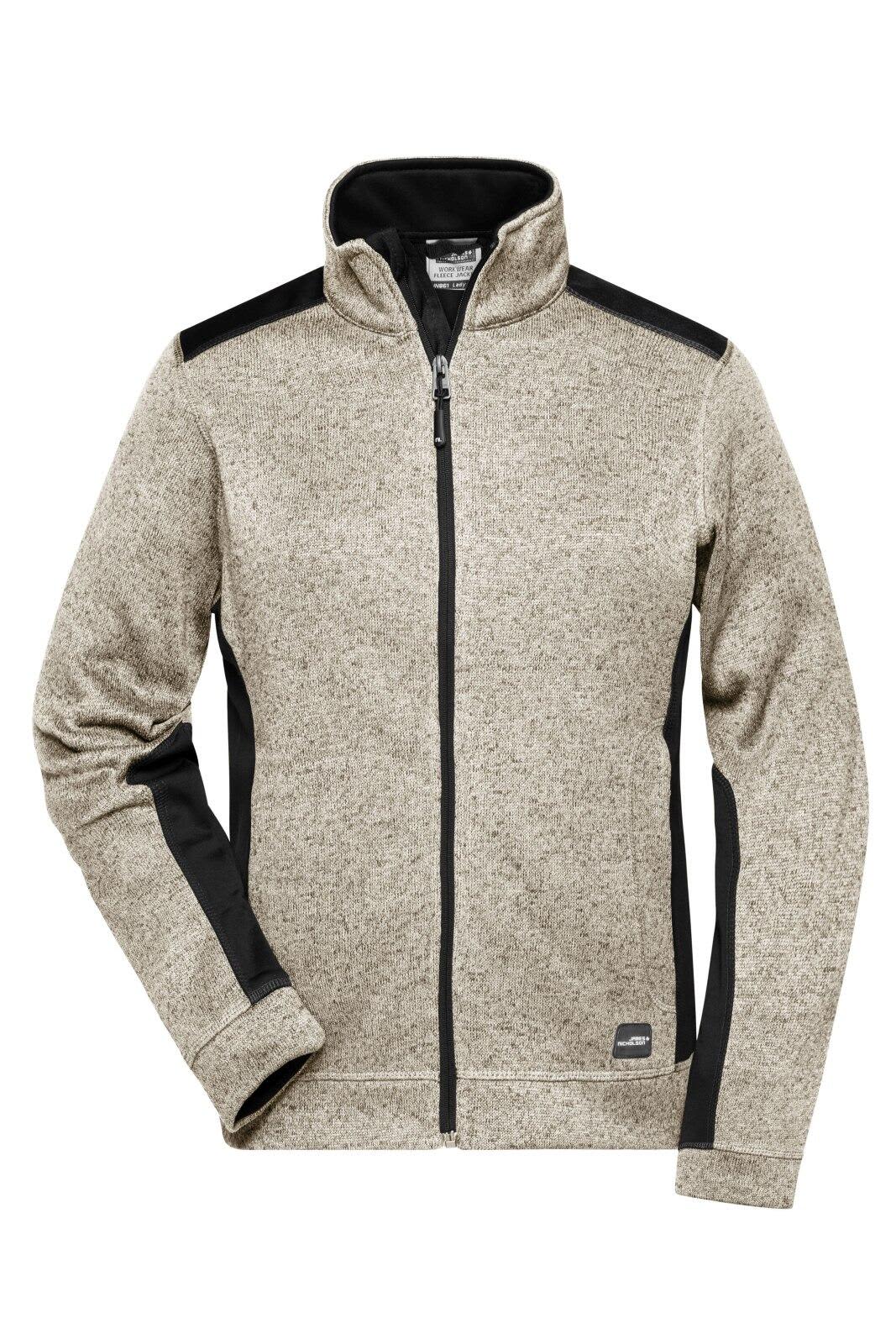 Ladies Knitted Workwear Fleece Jacket