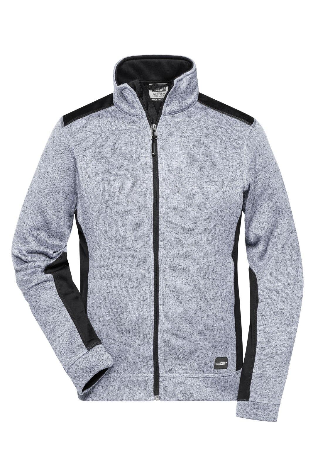 Ladies Knitted Workwear Fleece Jacket