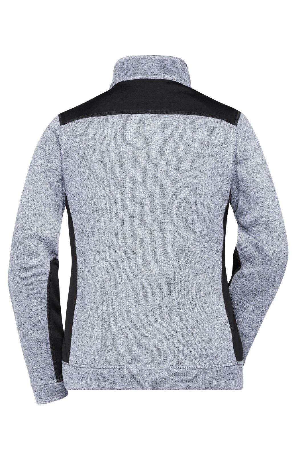 Ladies Knitted Workwear Fleece Jacket