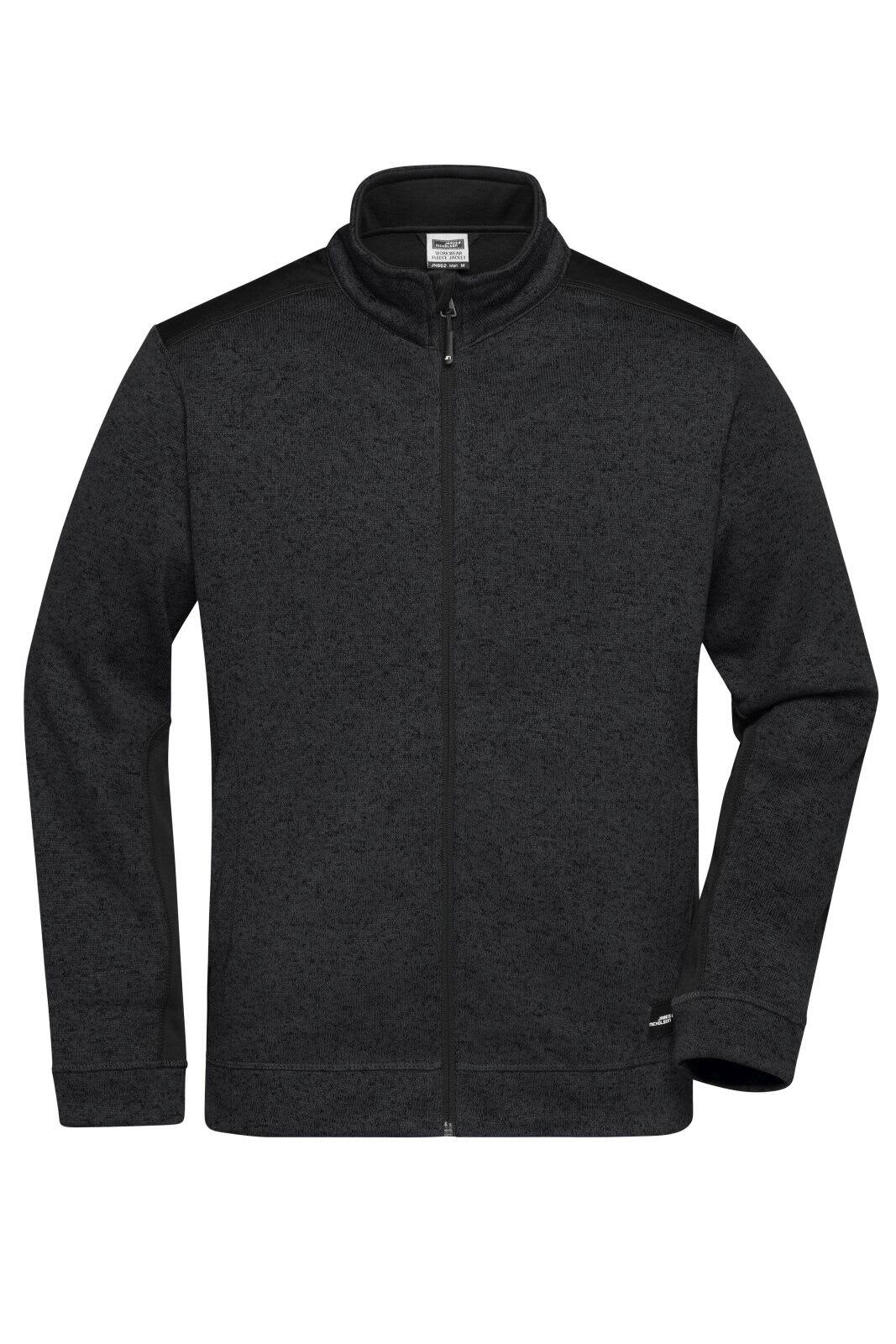 Mens Knitted Workwear Fleece Jacket