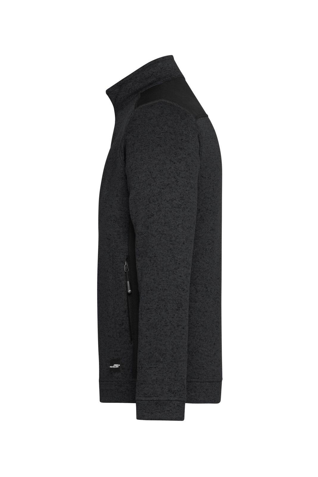 Mens Knitted Workwear Fleece Jacket