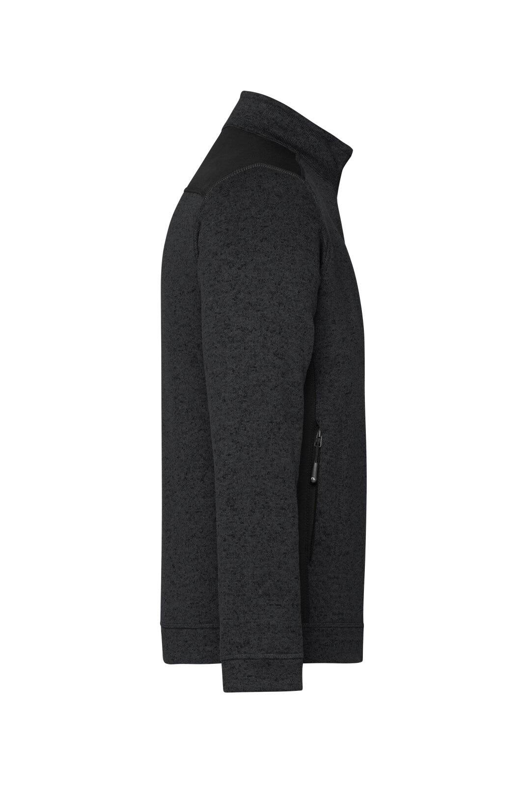Mens Knitted Workwear Fleece Jacket