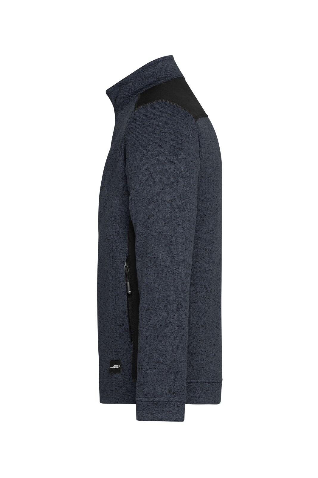Mens Knitted Workwear Fleece Jacket