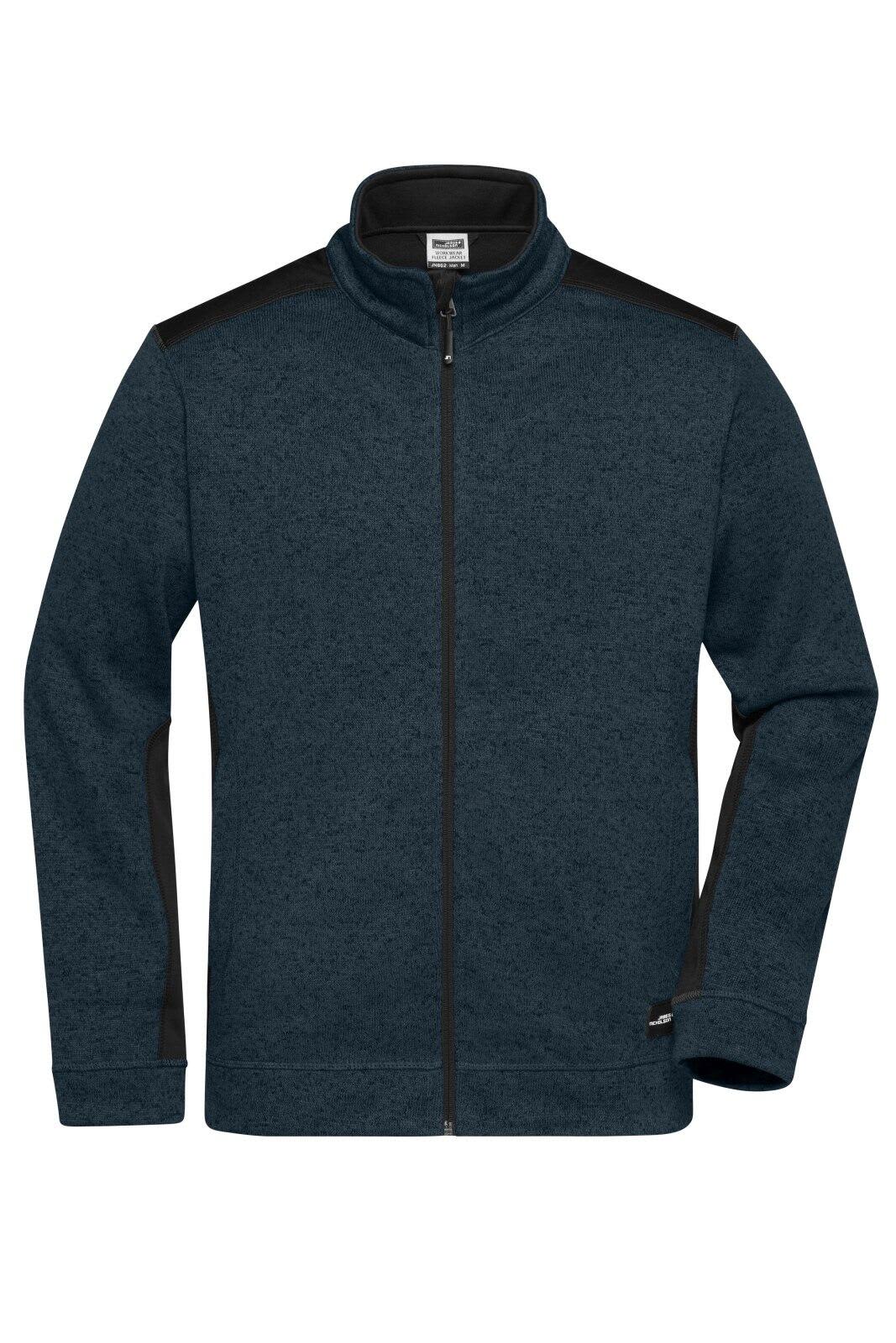 Mens Knitted Workwear Fleece Jacket