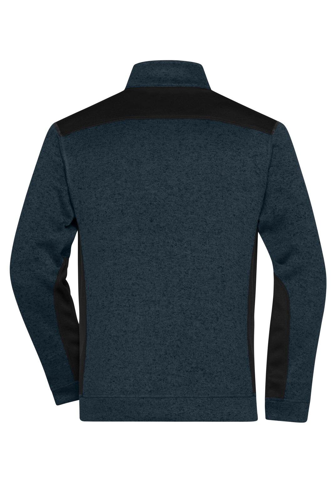 Mens Knitted Workwear Fleece Jacket
