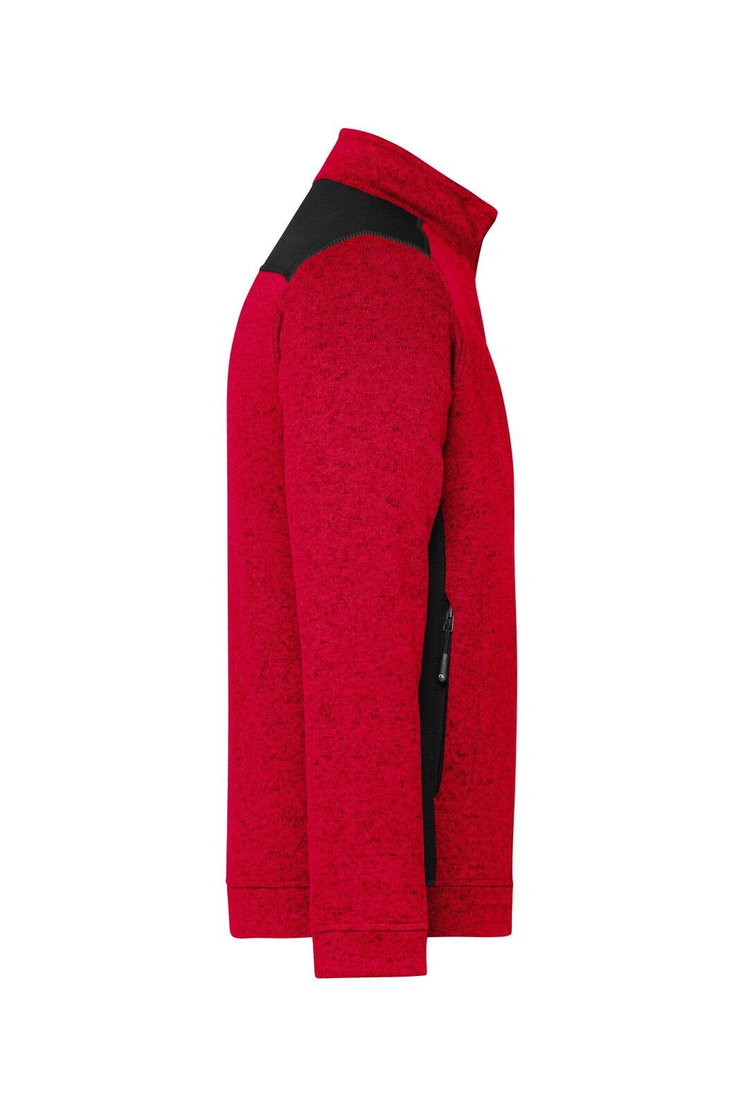Mens Knitted Workwear Fleece Jacket