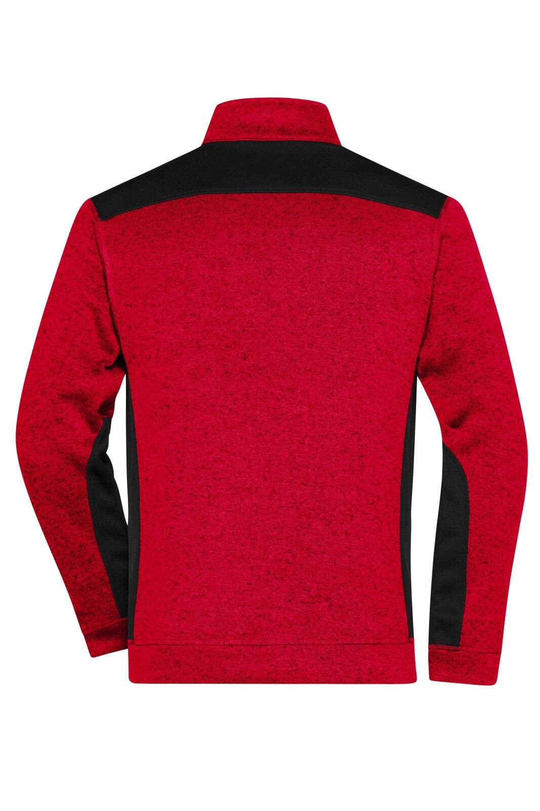 Mens Knitted Workwear Fleece Jacket