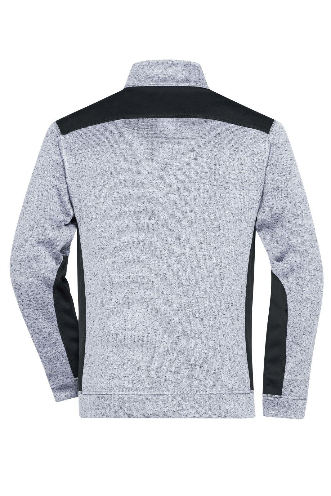 Mens Knitted Workwear Fleece Jacket