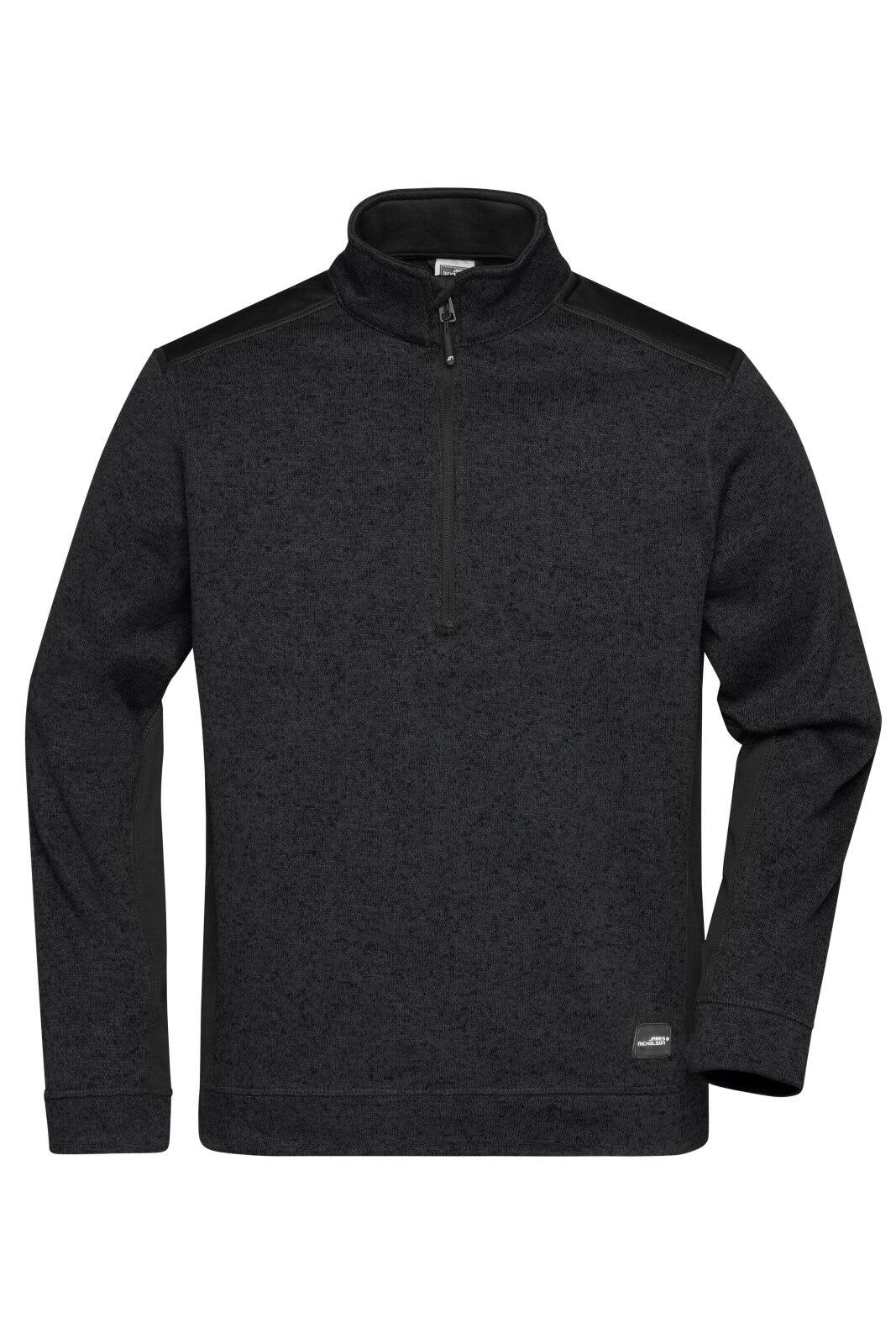 Mens Knitted Workwear Fleece Half-Zip