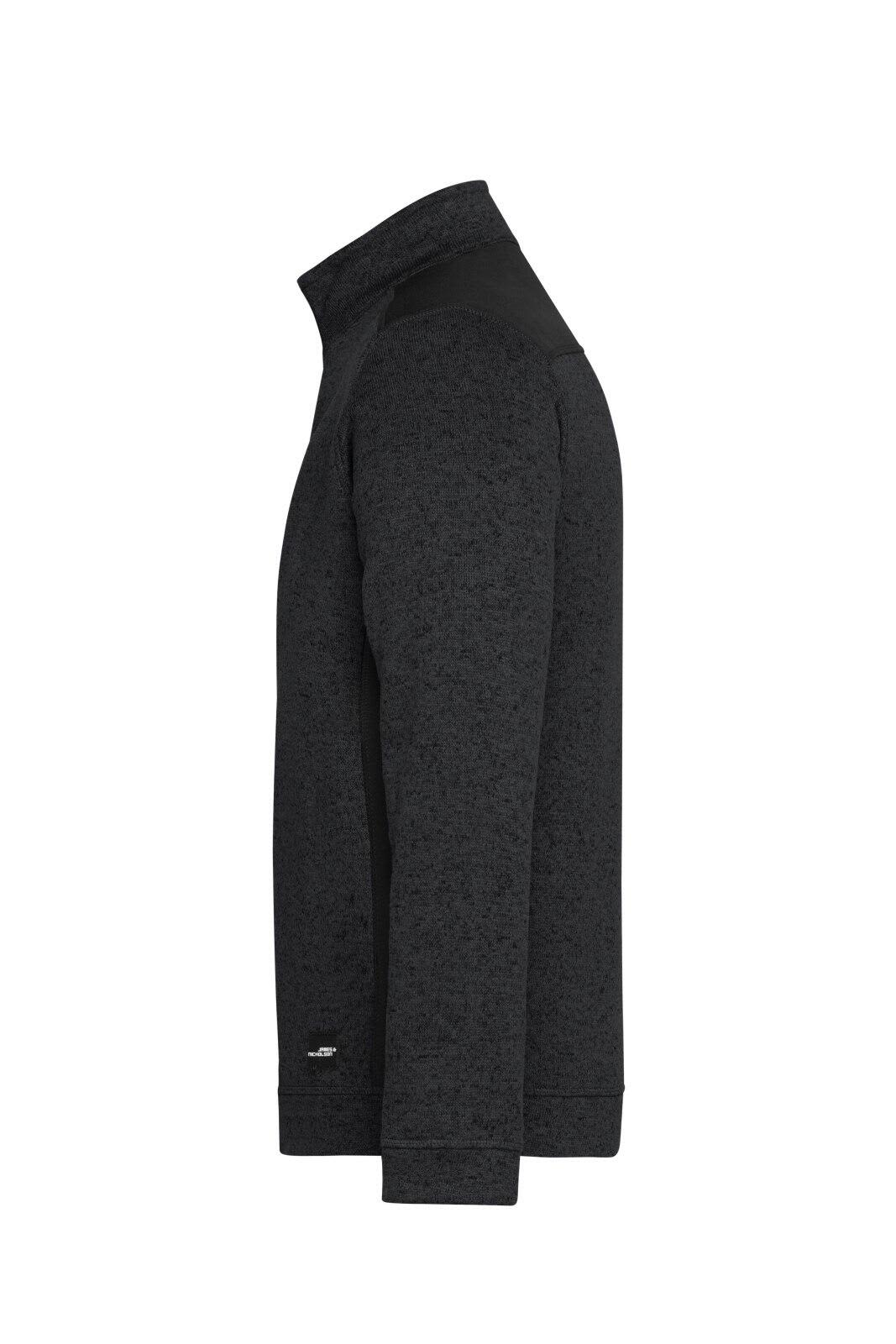Mens Knitted Workwear Fleece Half-Zip