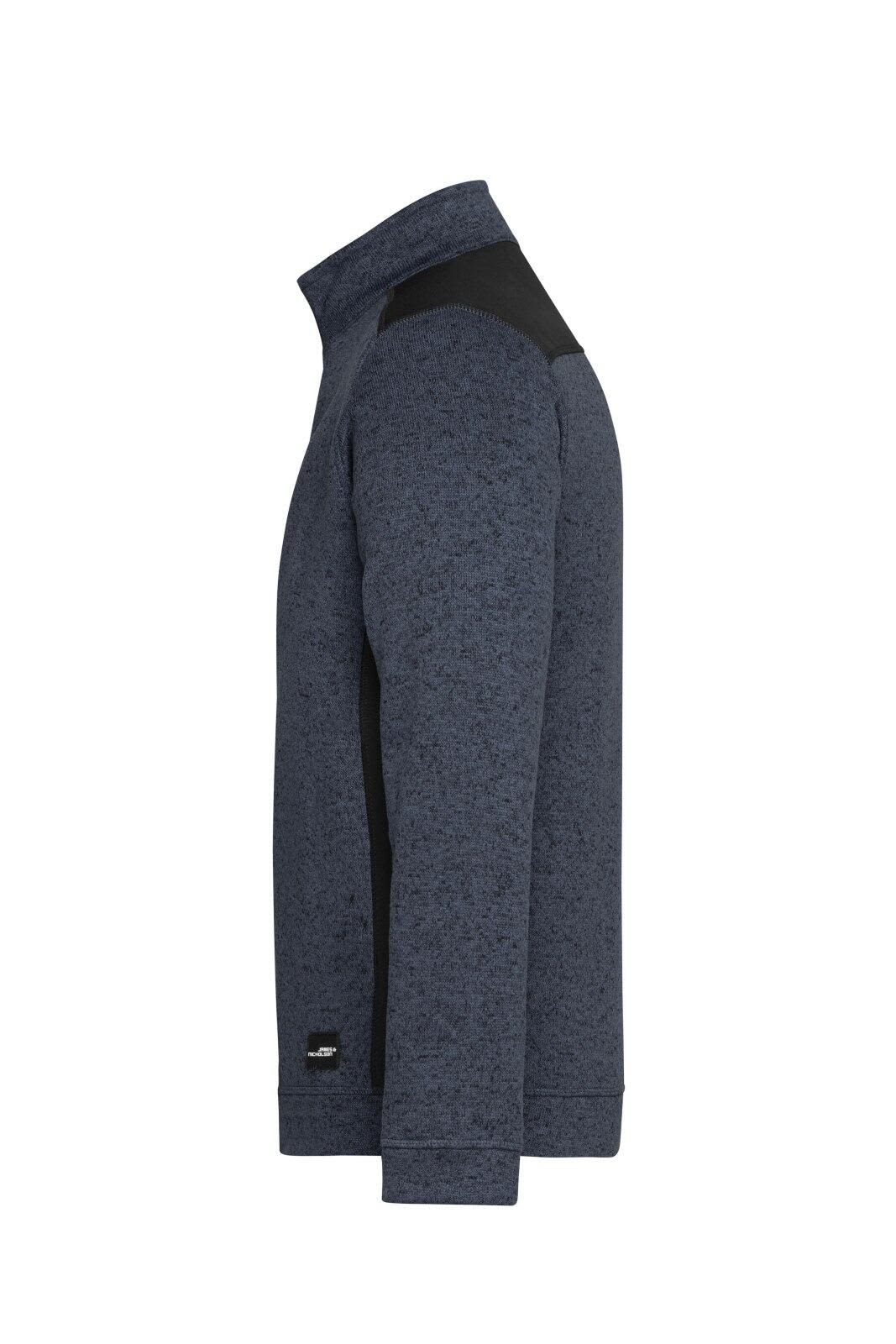 Mens Knitted Workwear Fleece Half-Zip