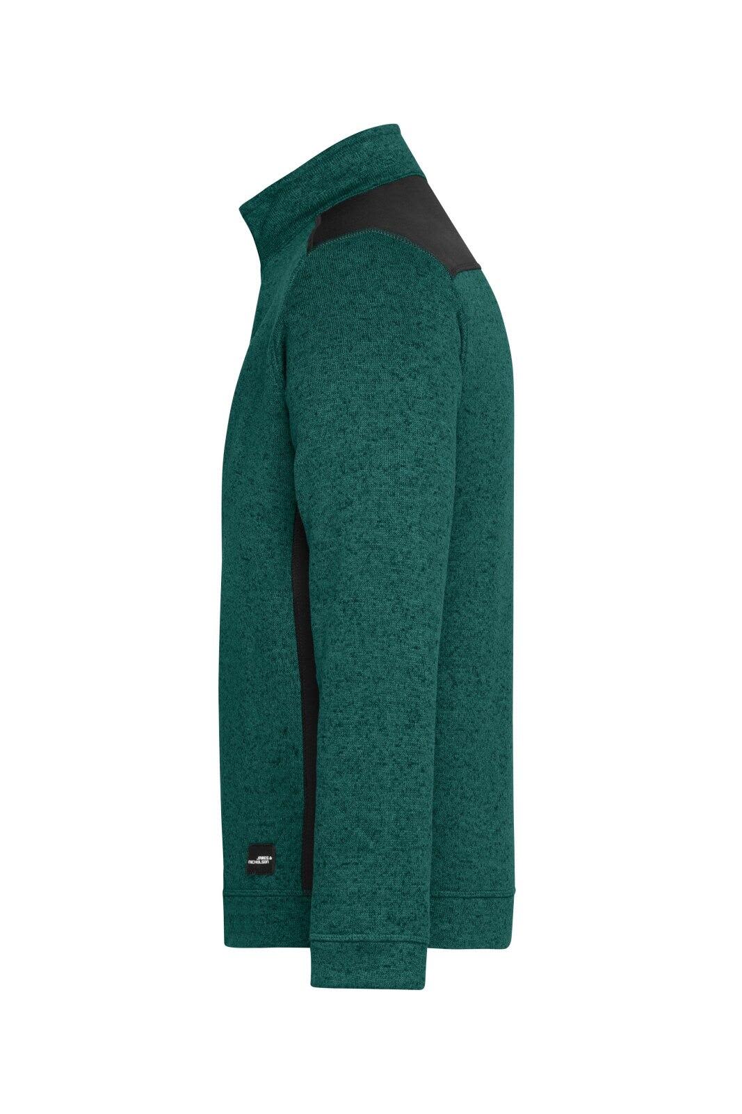 Mens Knitted Workwear Fleece Half-Zip