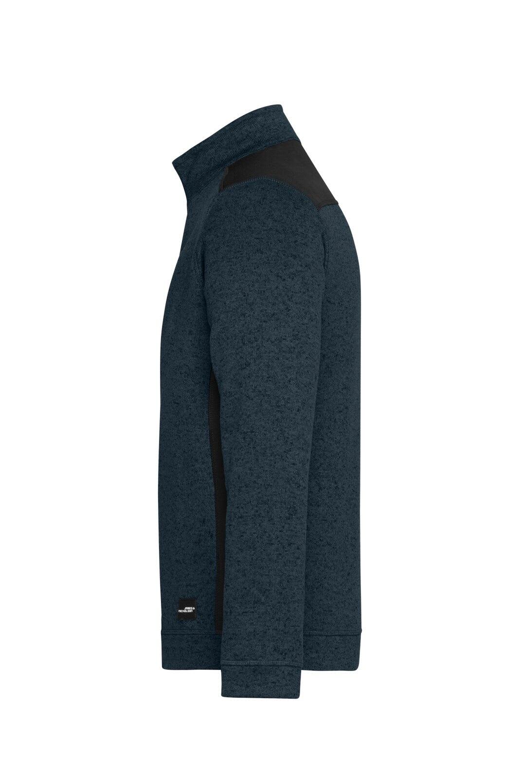 Mens Knitted Workwear Fleece Half-Zip