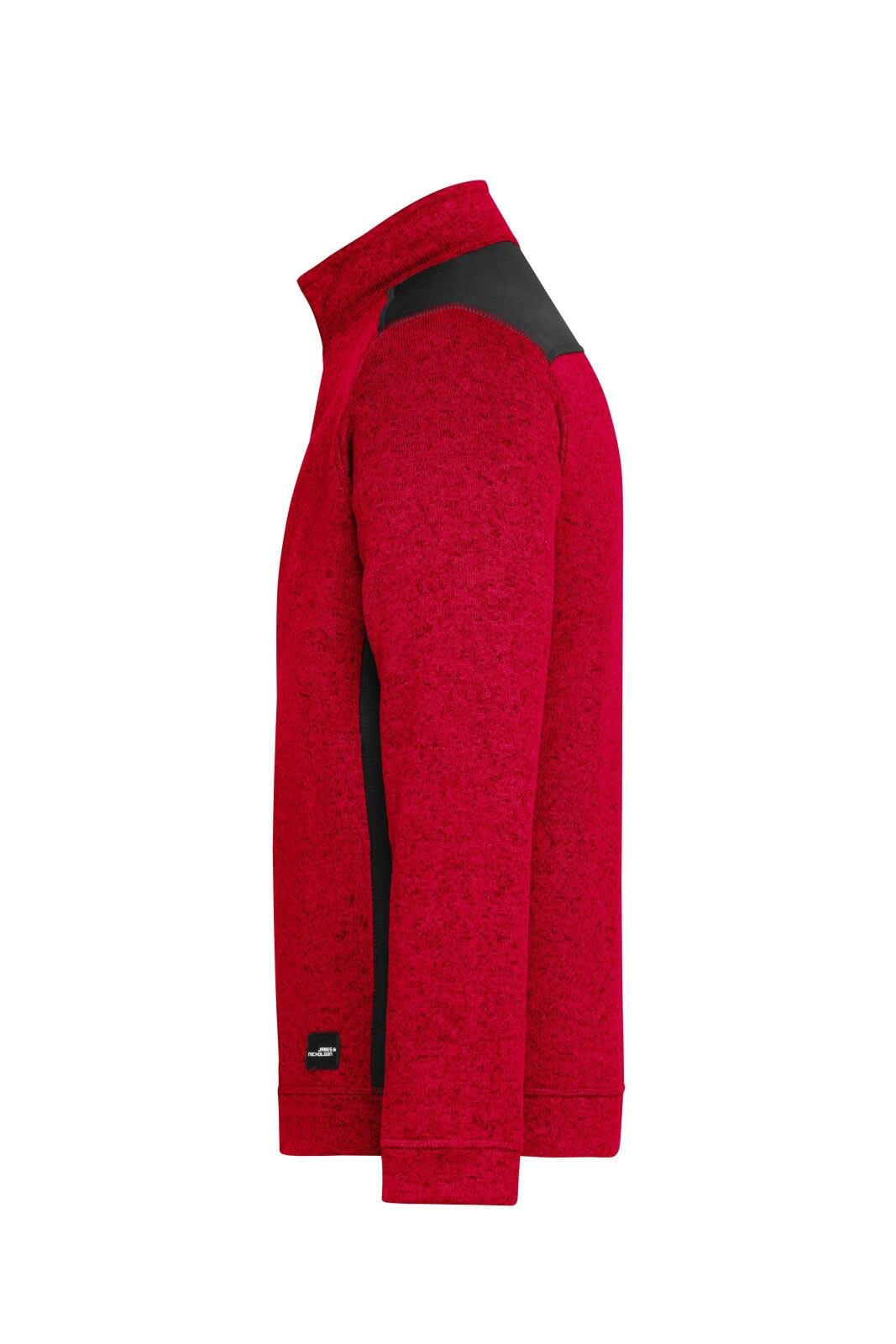 Mens Knitted Workwear Fleece Half-Zip