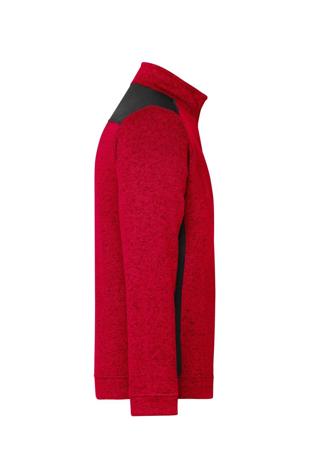 Mens Knitted Workwear Fleece Half-Zip