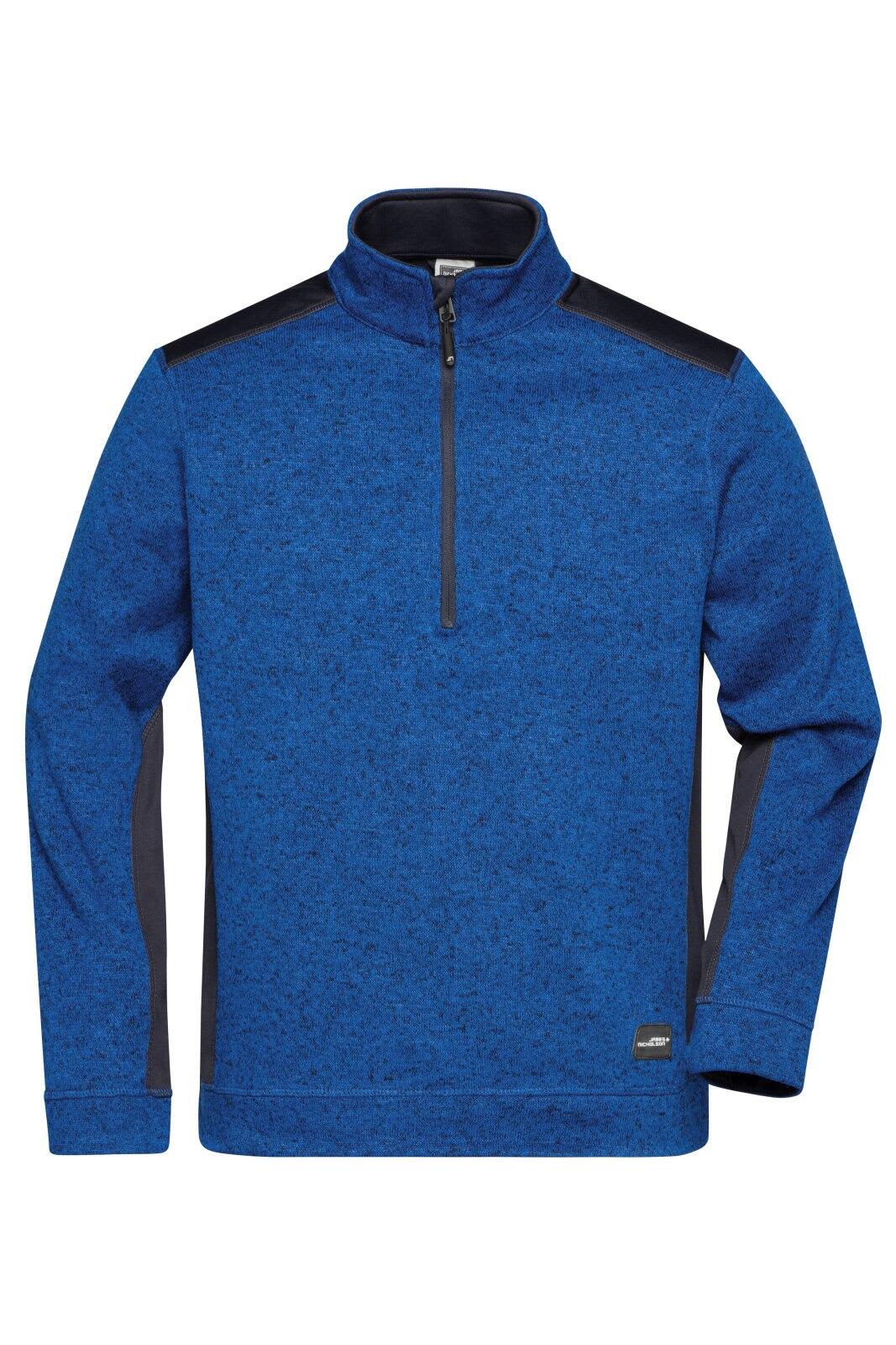 Mens Knitted Workwear Fleece Half-Zip