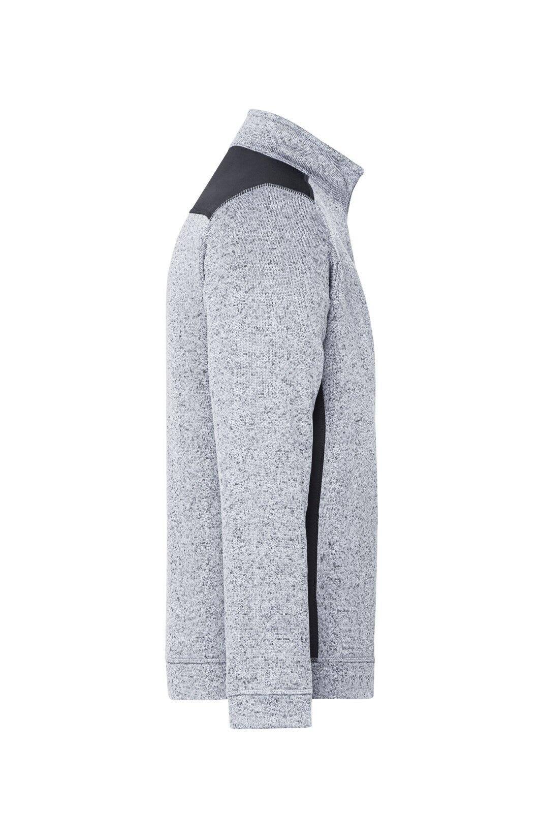 Mens Knitted Workwear Fleece Half-Zip