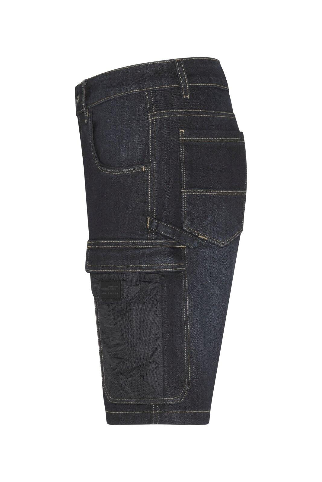 Workwear Stretch Bermuda Jeans