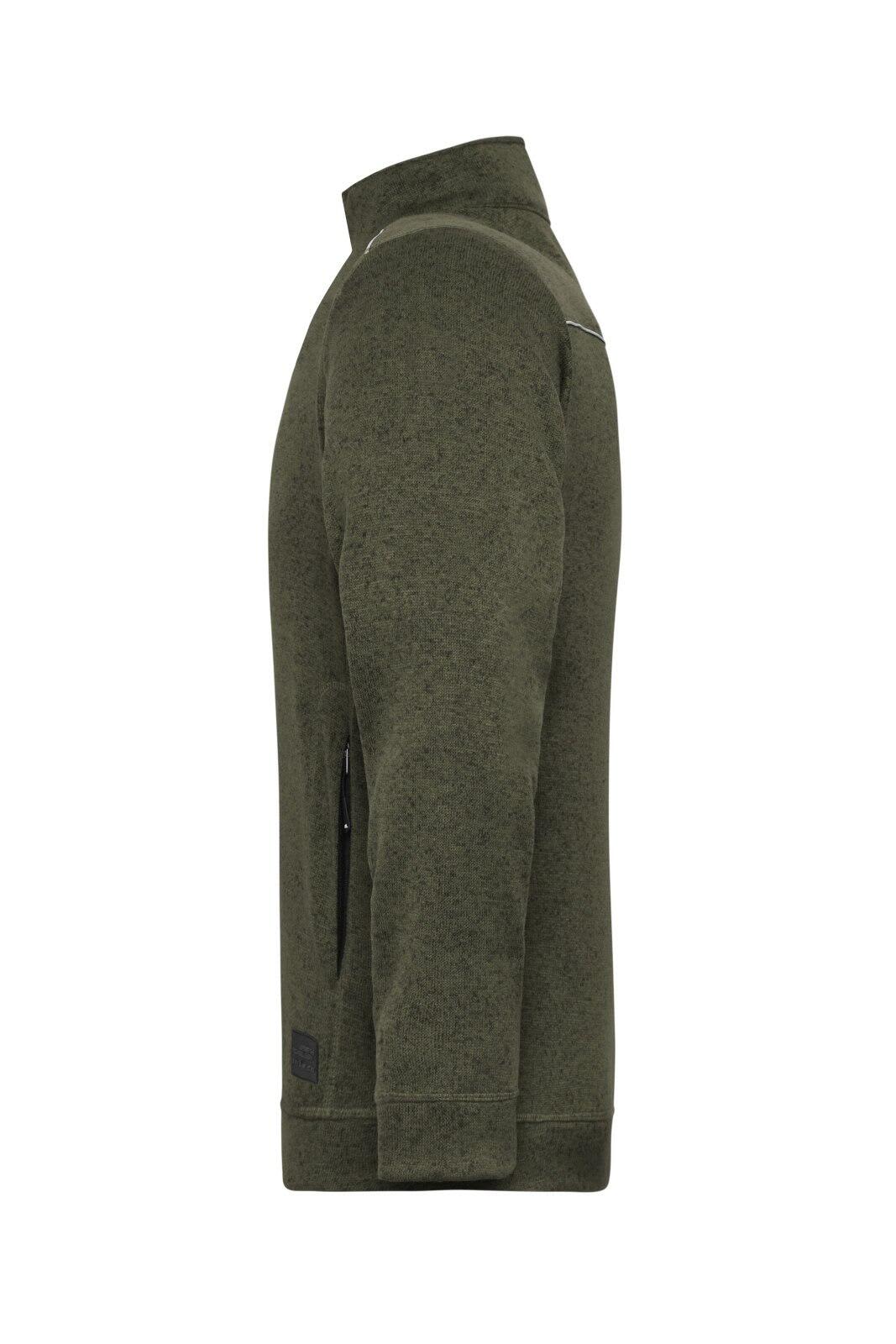 Mens Knit Workwear Fleece Jacket